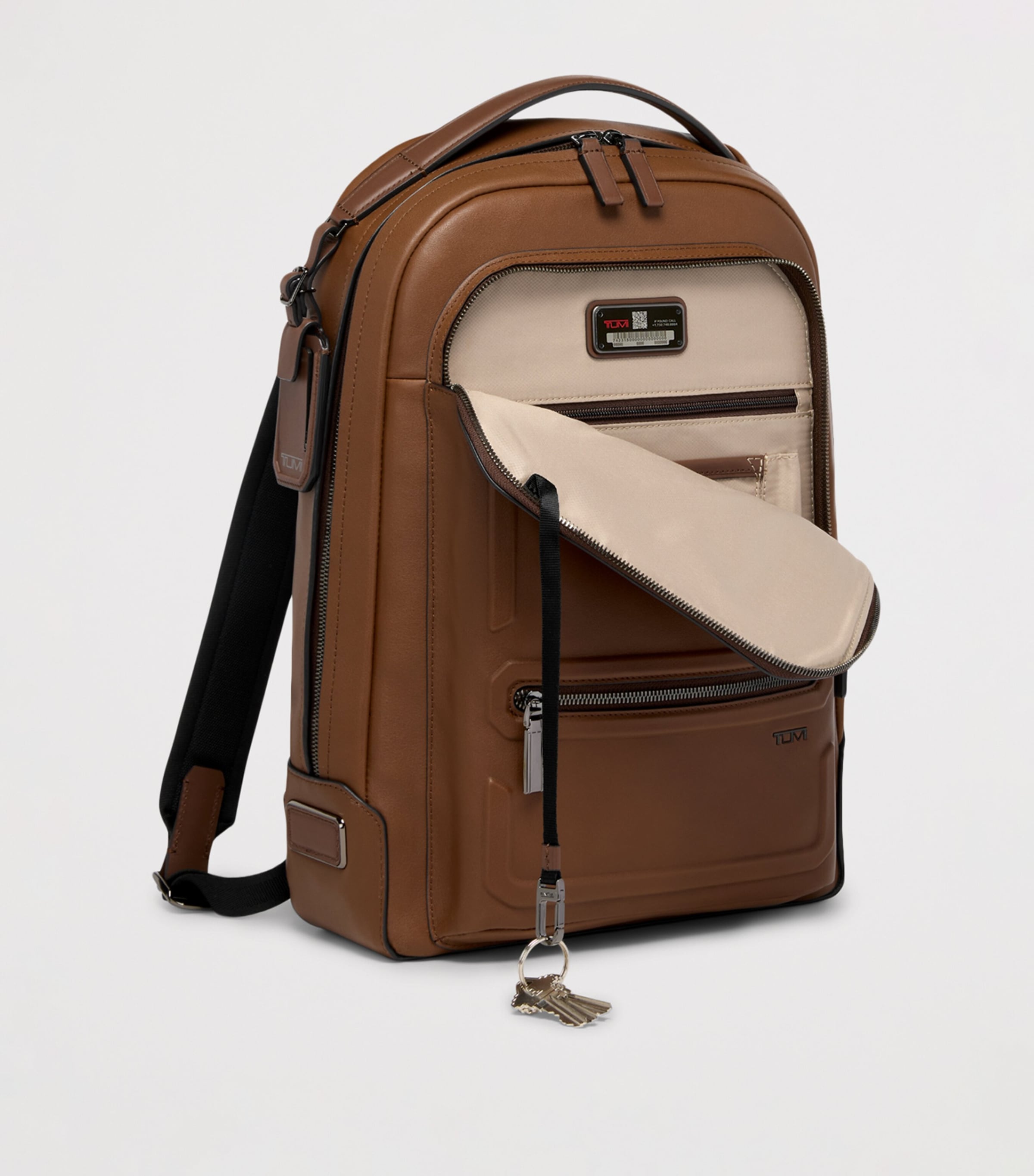 Tumi Harrison Bradner Backpack Cognac Bombe Image 3