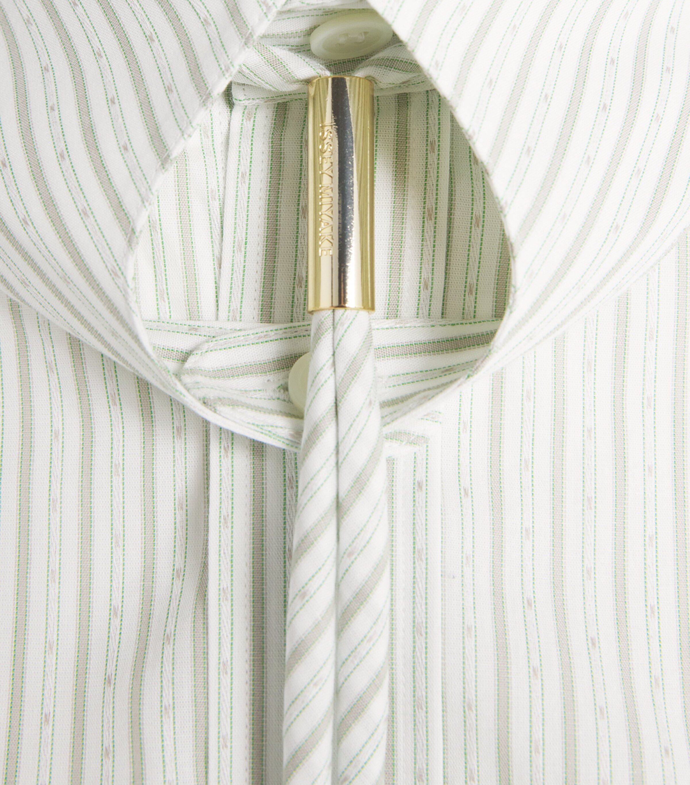 Issey Miyake Womens Cotton Monsieur Shirt White Hued Image 6