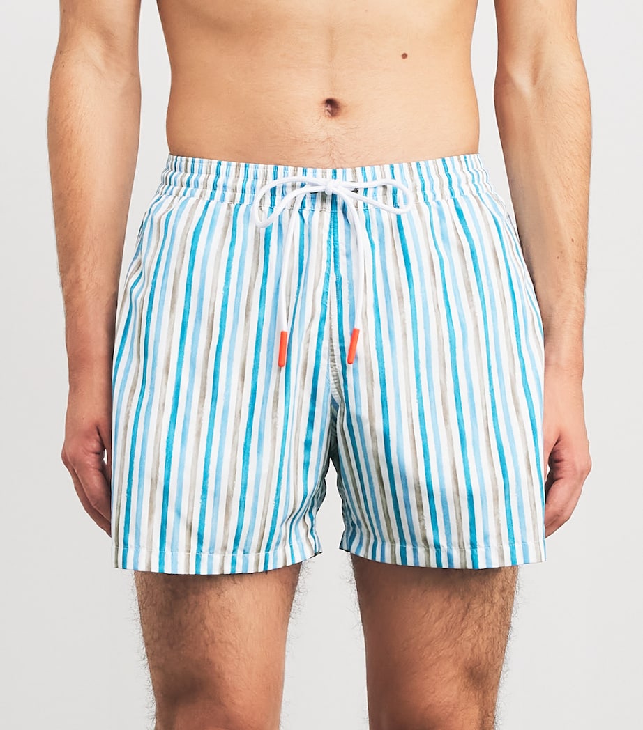 Stripe Print Swim Shorts 2 Image 2