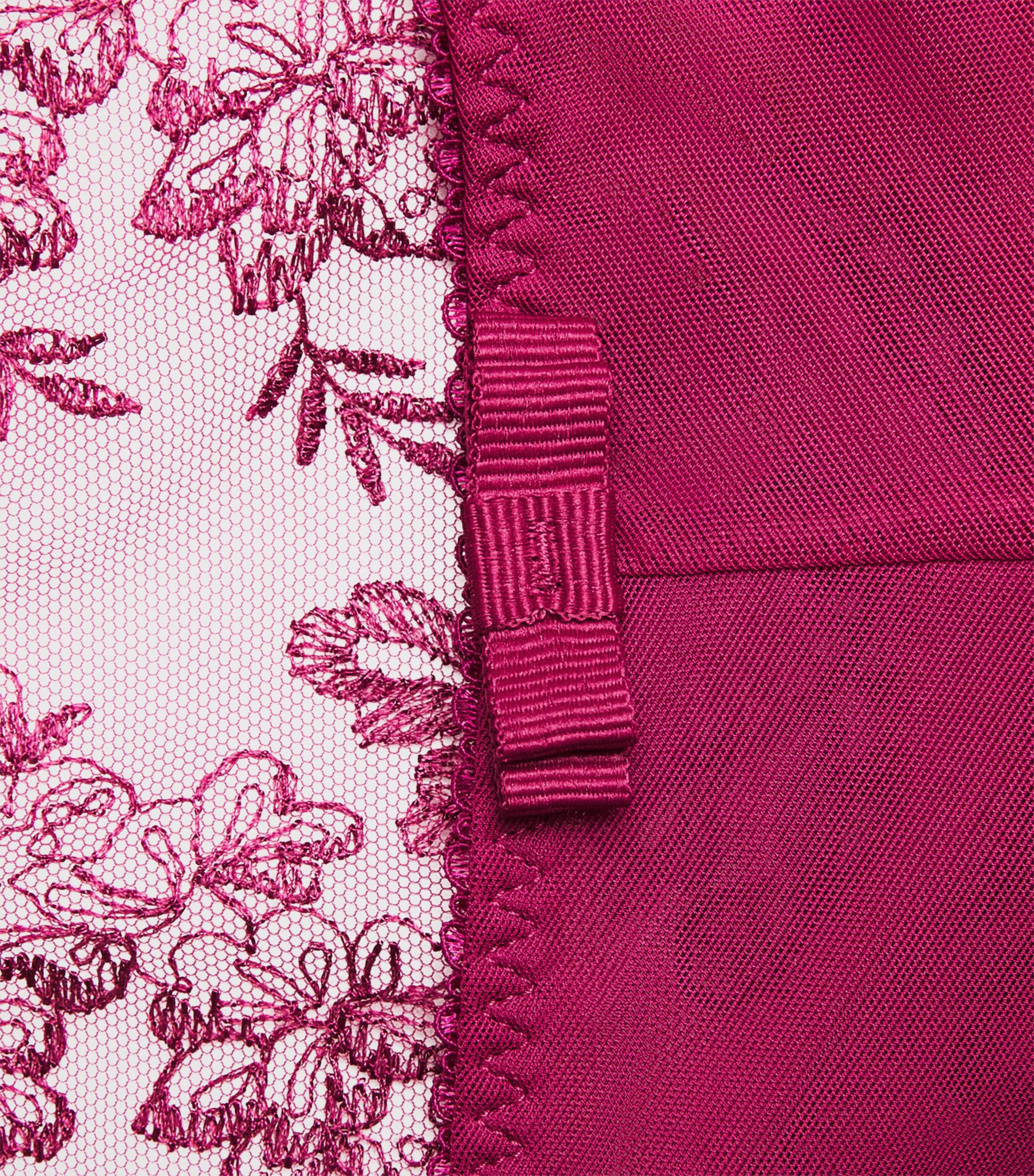 Simone Perele Womens Lace Passion Briefs Desire Pink Image 4