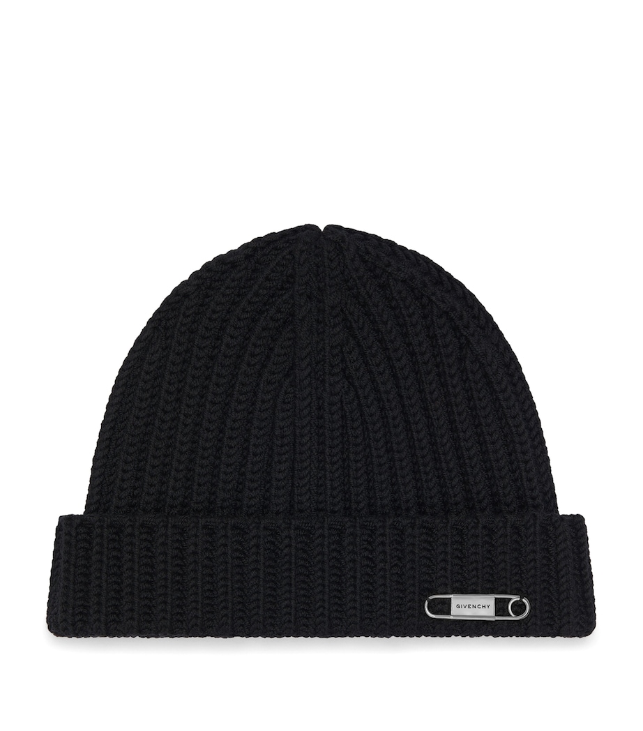 Givenchy Wool Safety Pin Beanie Image 1