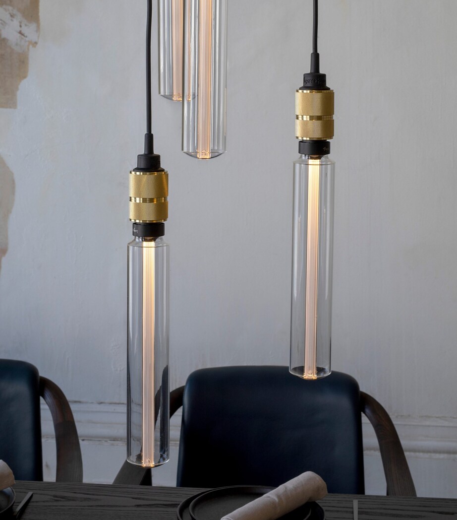 Buster + Punch Large Caged Wet Wall Light Brass Image 4