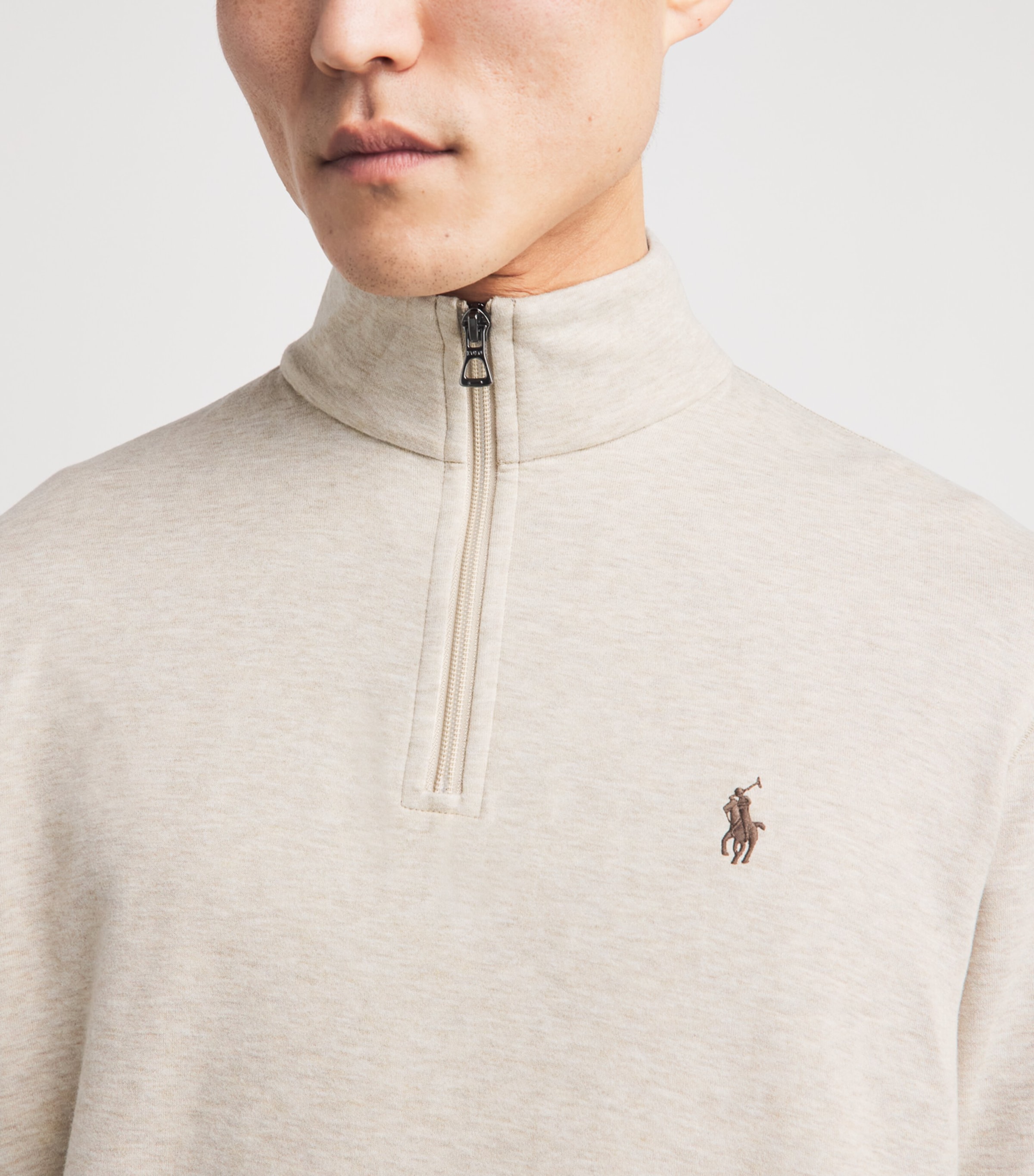 Polo Ralph Lauren Mens Quarter-Zip Sweatshirt Expdtn Dn Image 3