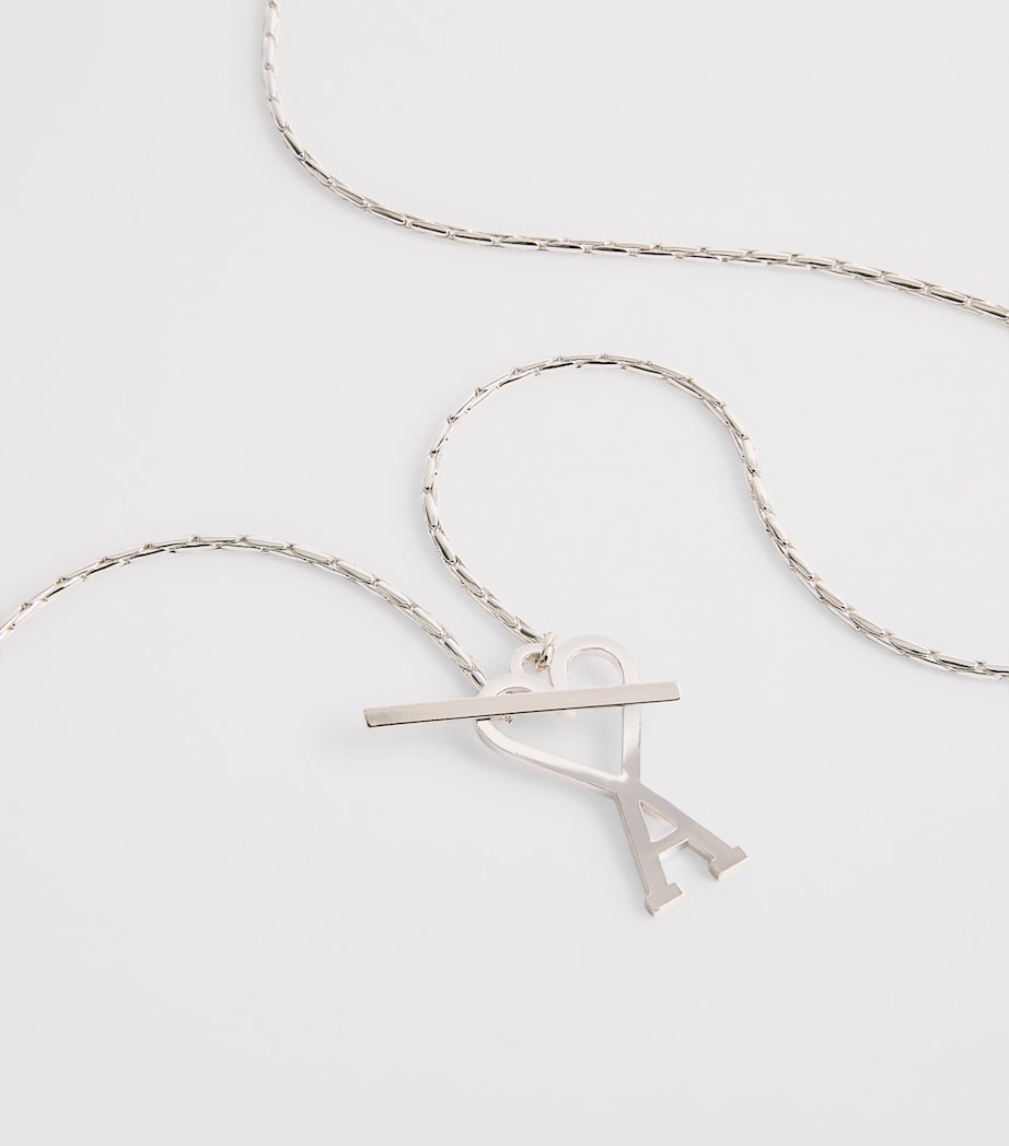 Logo Pendant Necklace 900 - ARGENT Image 4