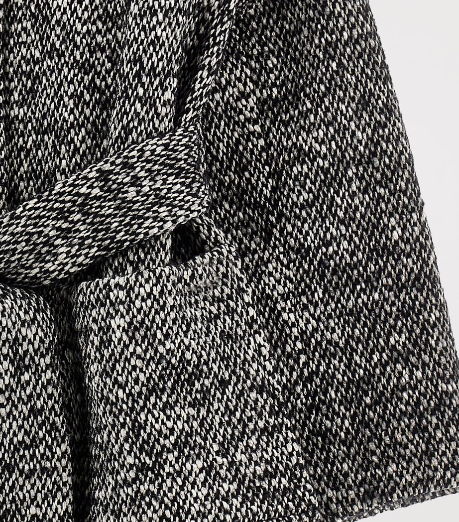 Cotton-Blend Hooded Coat (4-12 Years) NERO+PANNA Image 3