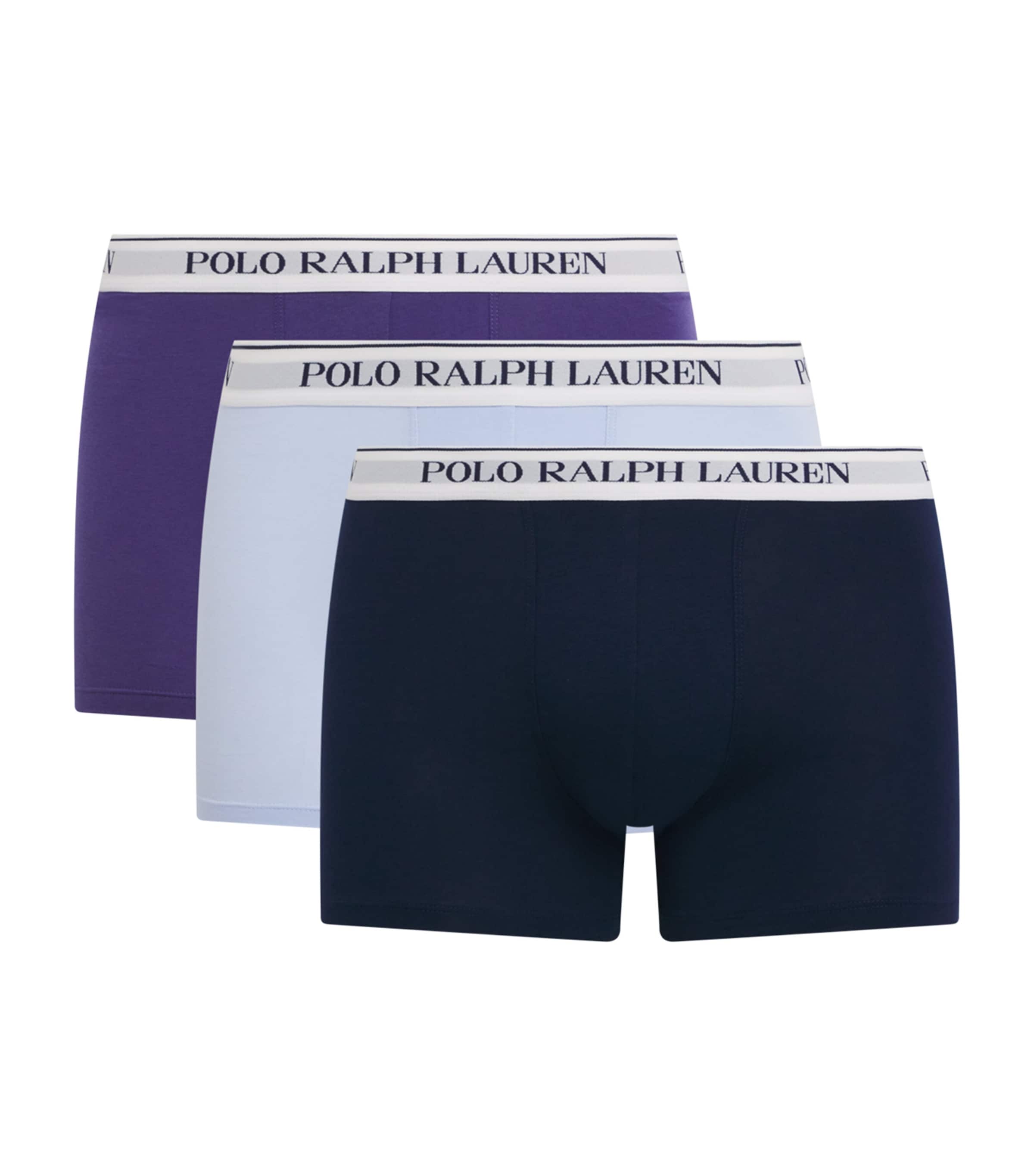 Polo Ralph Lauren Stretch-cotton Boxer Briefs In Multi