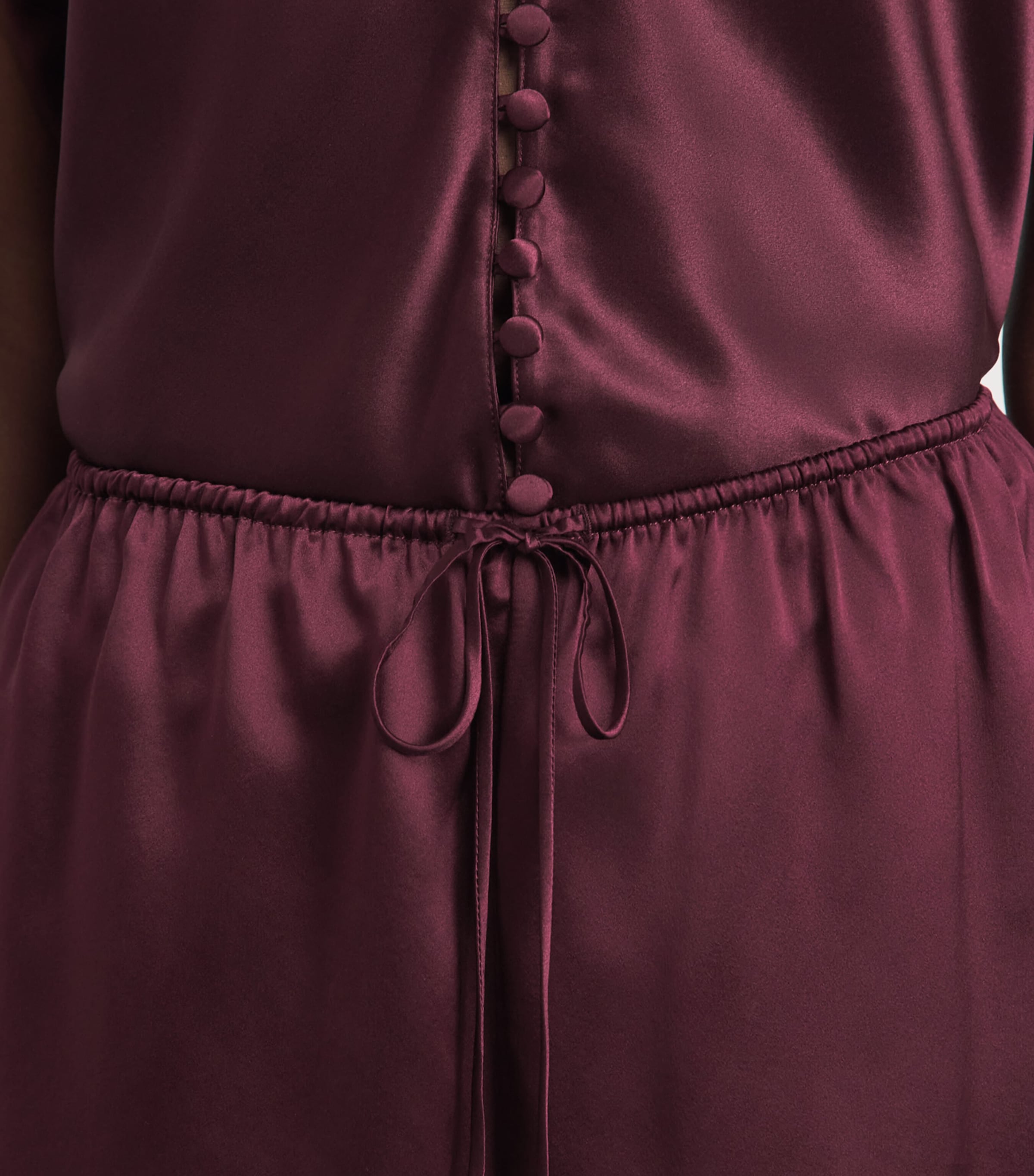Olivia von Halle Womens Silk Etta Pyjama Set Raisin Image 3