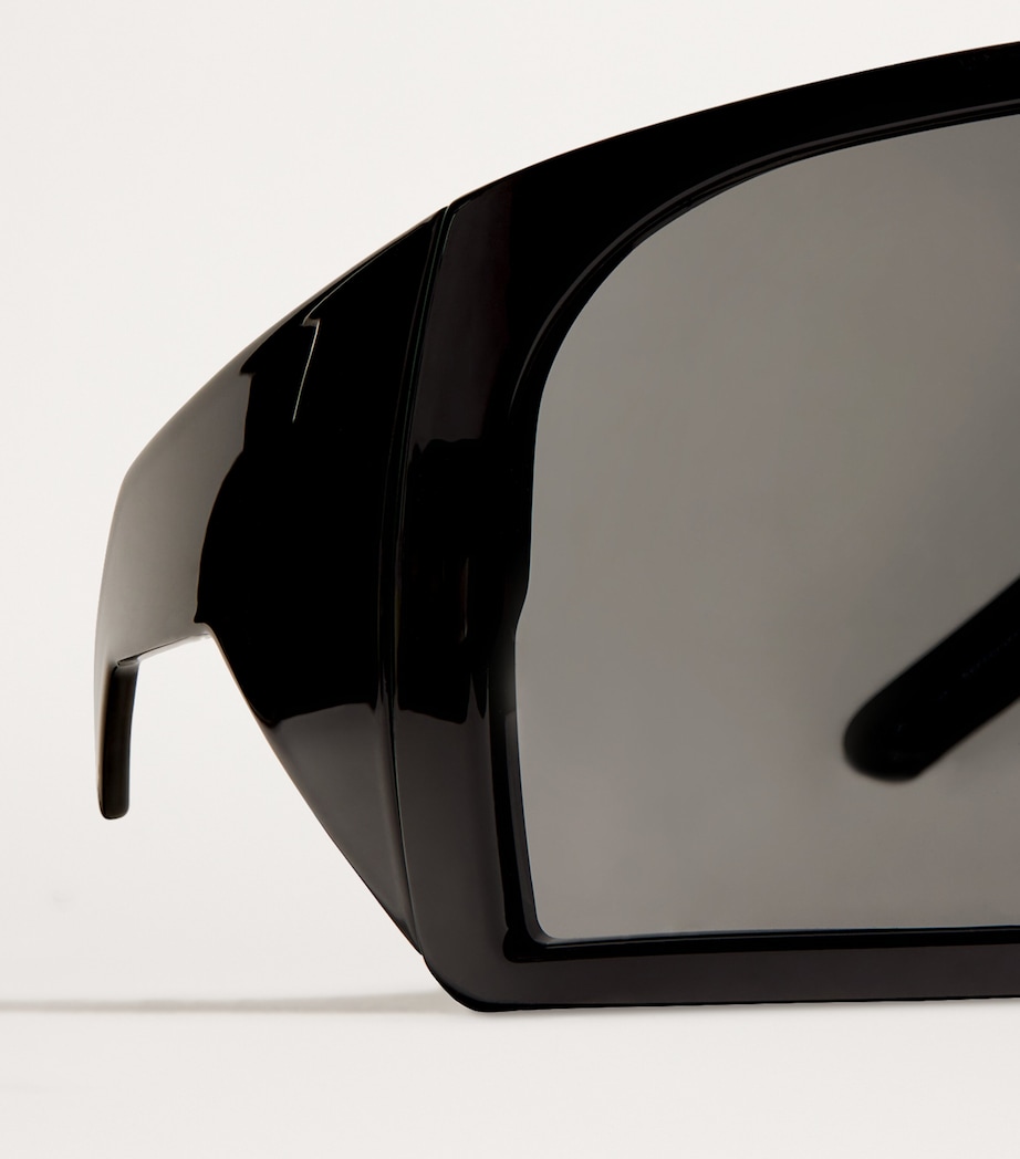 Rick Owens Kriester Sunglasses Blk/blk Lens Image 5