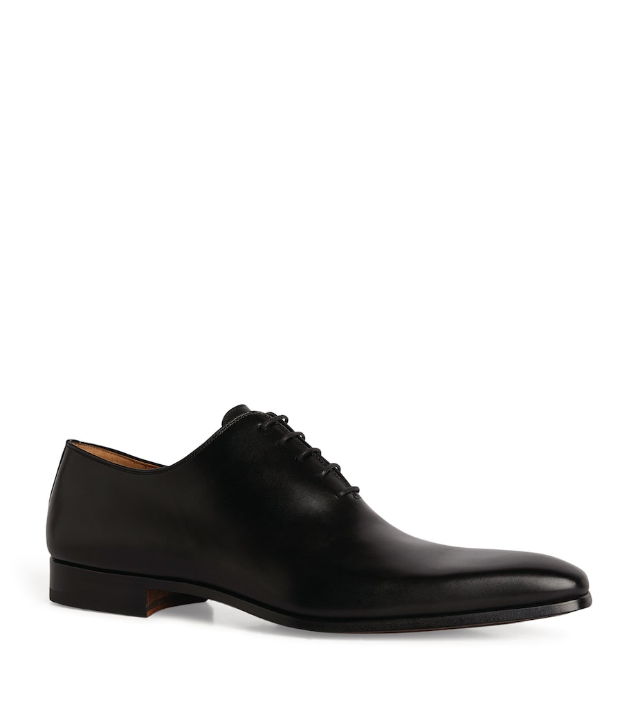 Magnanni Leather Wholecut Oxford Shoes Black Image 1