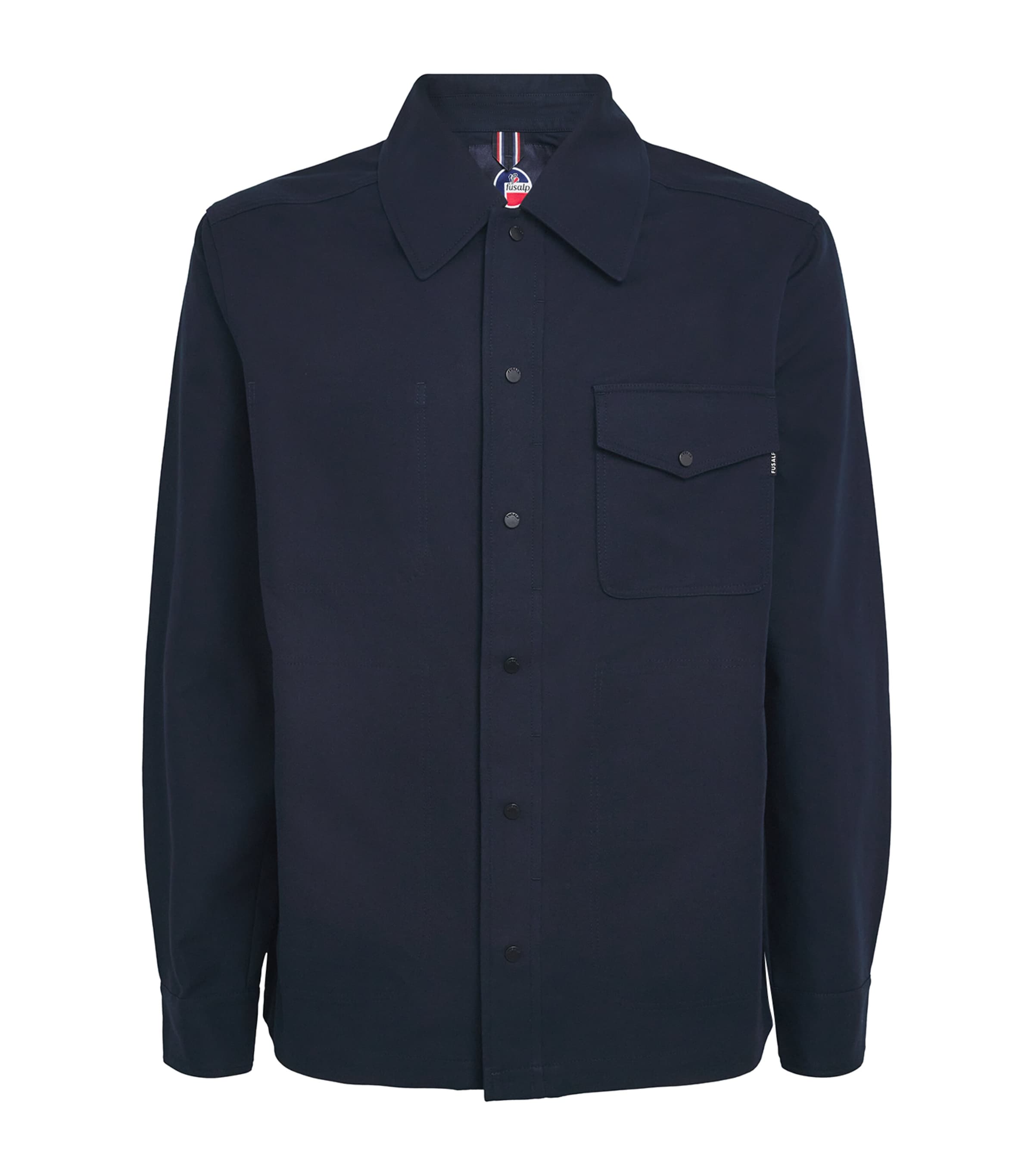 Fusalp Cotton Jaymeo Overshirt In Navy