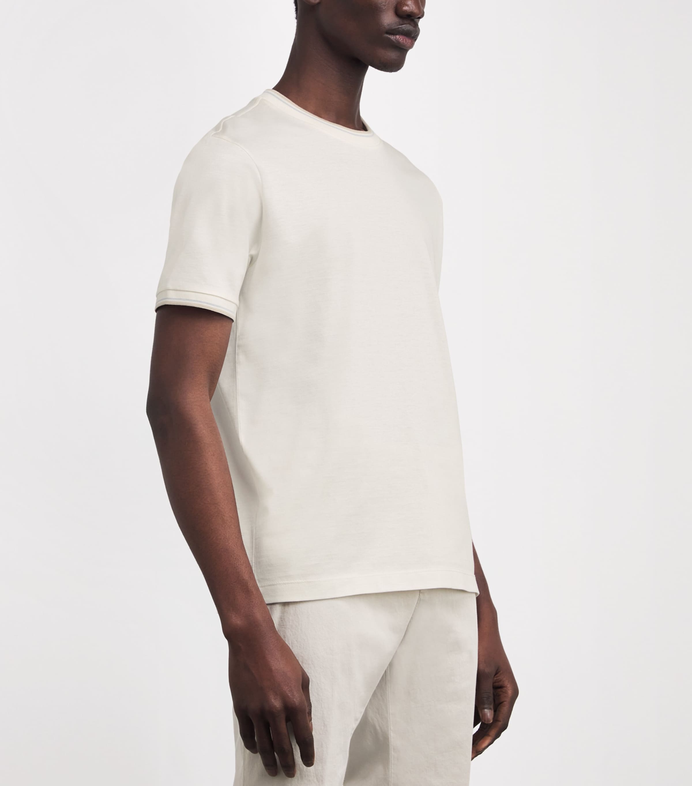 Cotton Jersey T-Shirt 108 PANNA Image 3