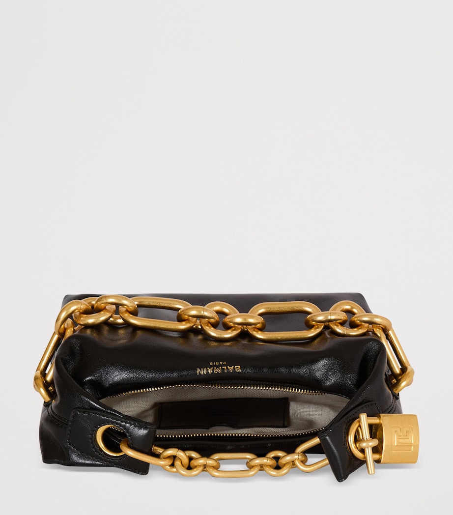 Mini Leather Sync Shoulder Bag 0PA NOIR Image 3