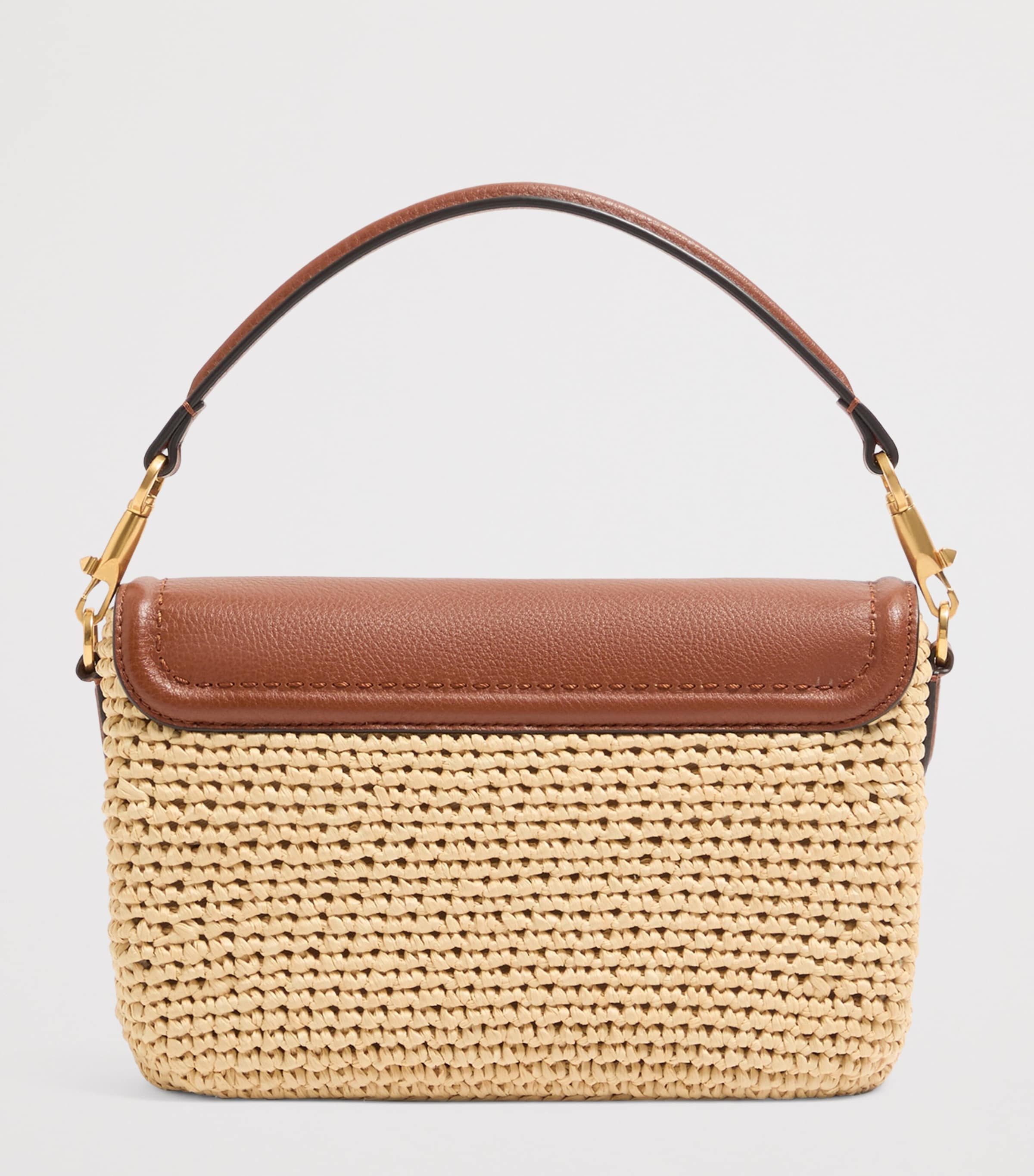 Valentino Garavani Raffia Alltime Shoulder Bag Image 4