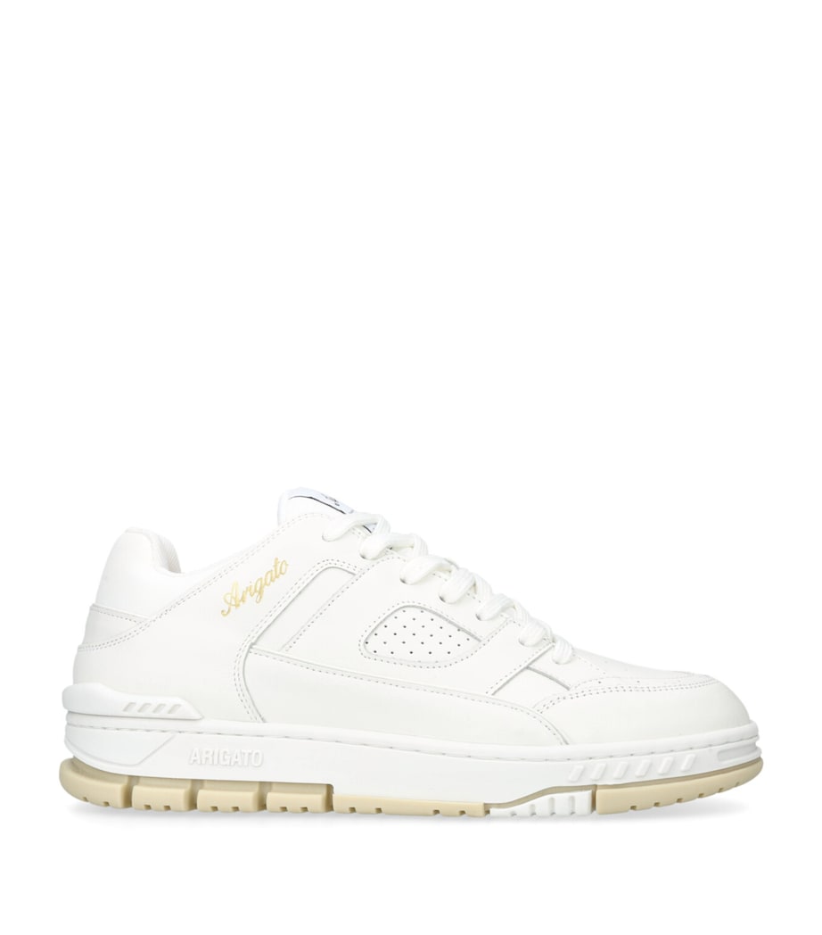 Leather Area Sneakers WHITE Image 1