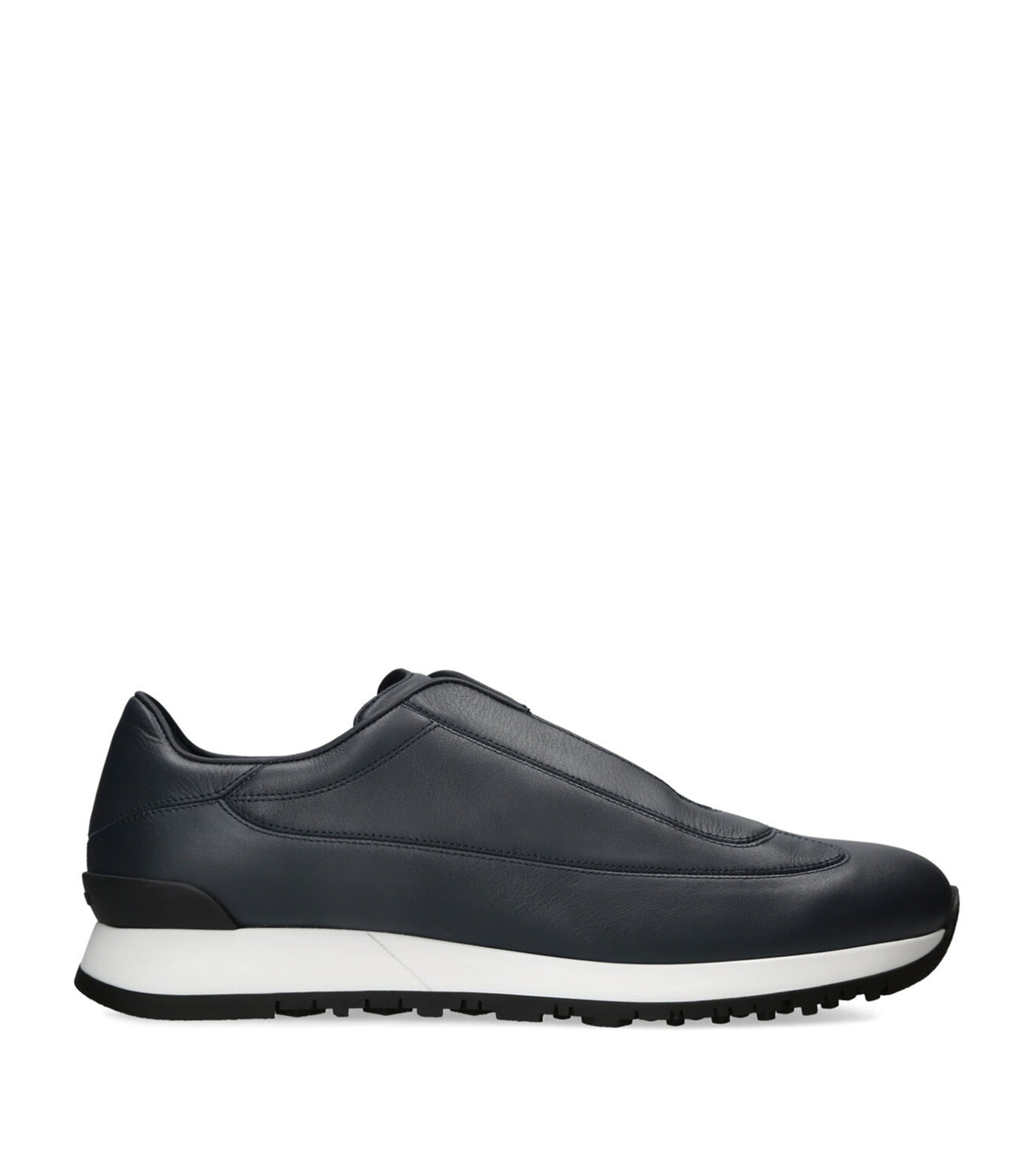 John Lobb Leather Lift Slip-On Sneakers | Men Shoes | Trainers | Slip-On Trainers | Designers | John Lobb