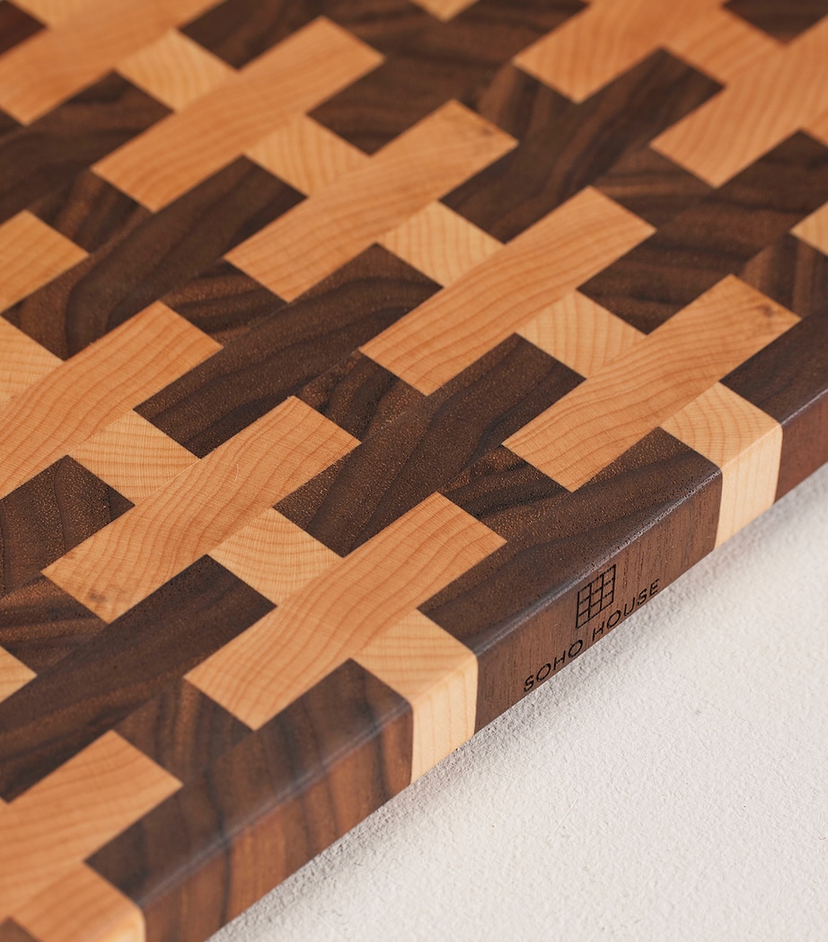 Small Wood Tyrell End Grain Board (29cm) NO COLOUR Image 4
