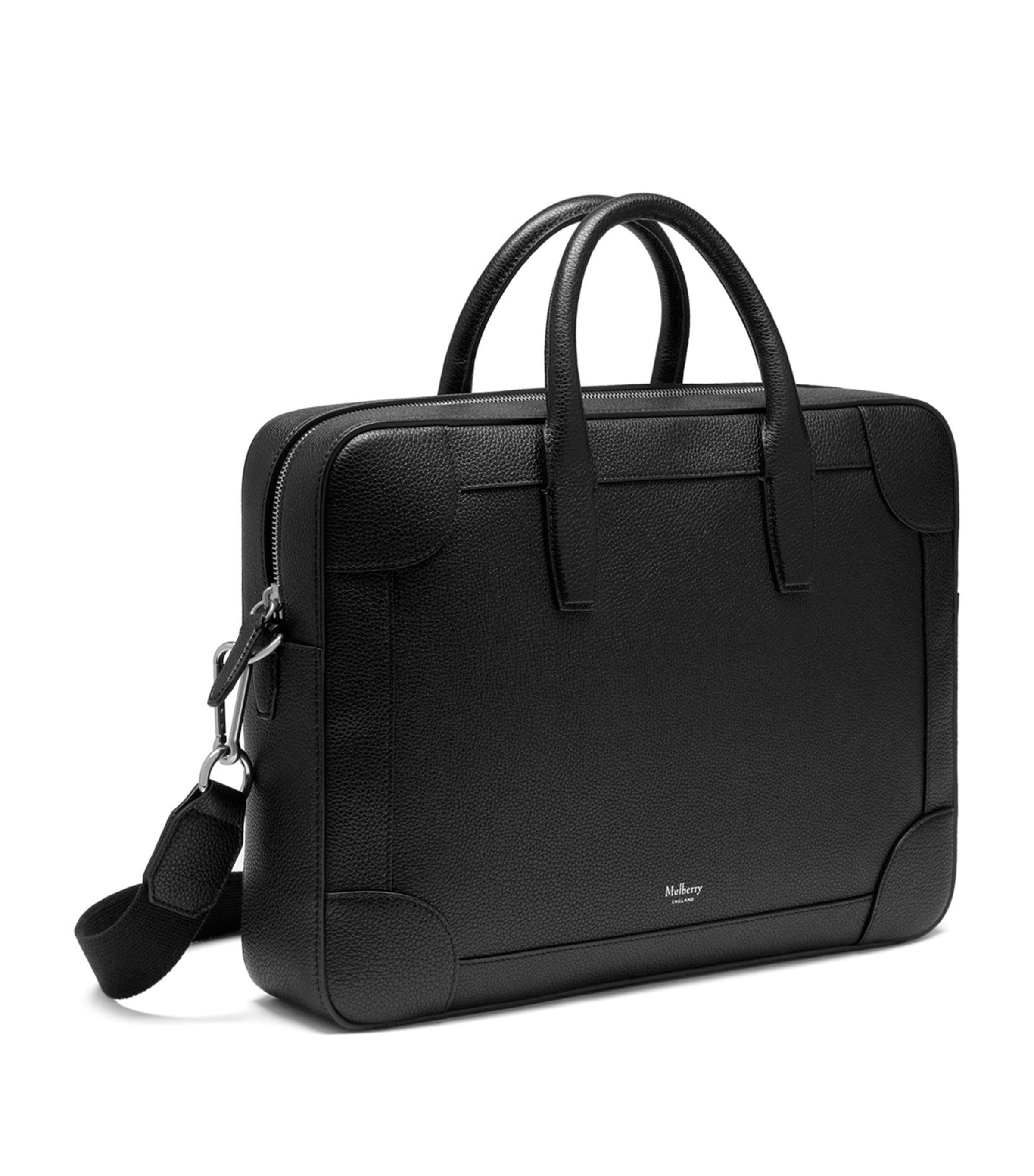 Mulberry Leather Belgrave Briefcase Black Image 2