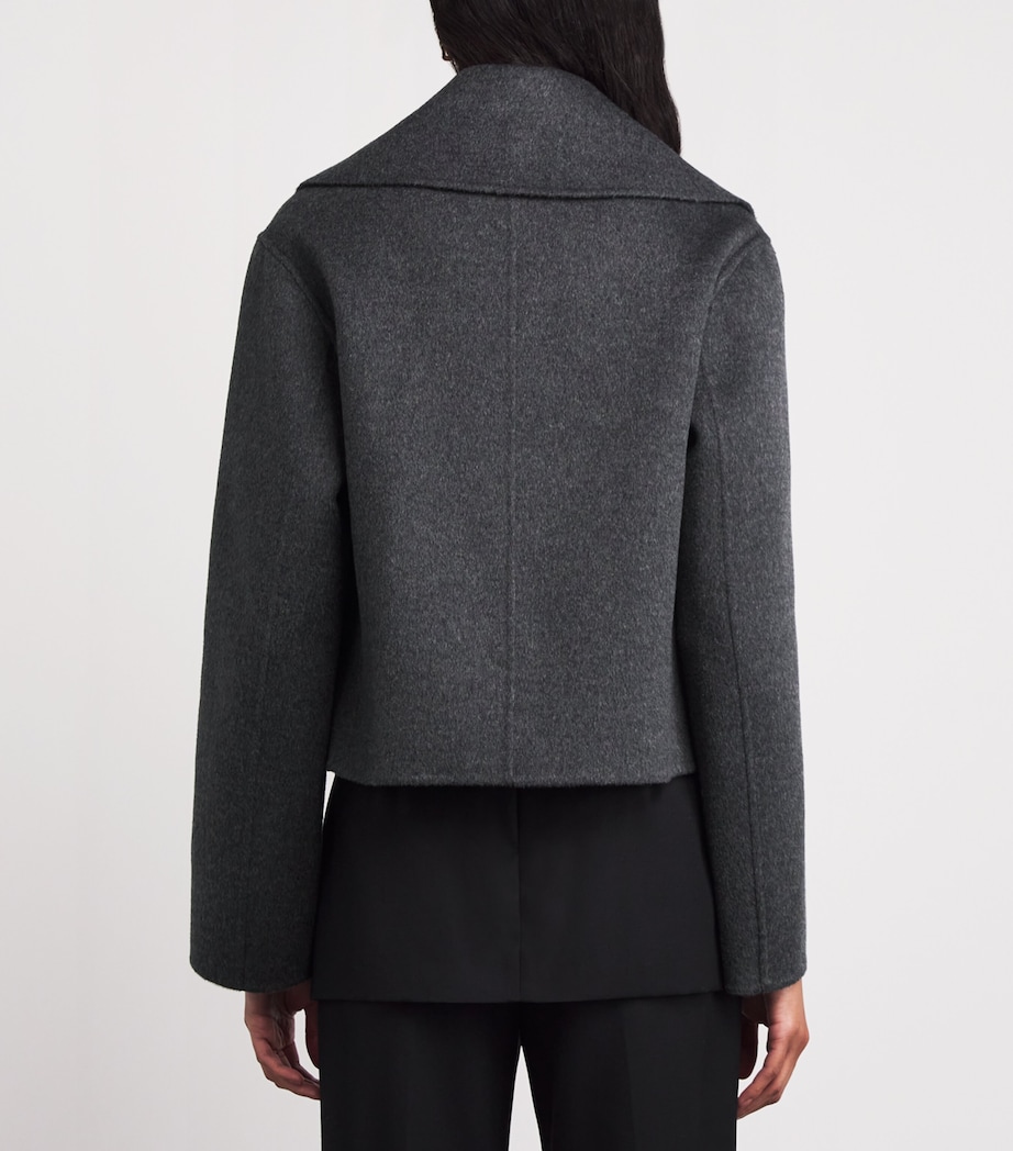 Cashmere Delano Coat SMOKE Image 4