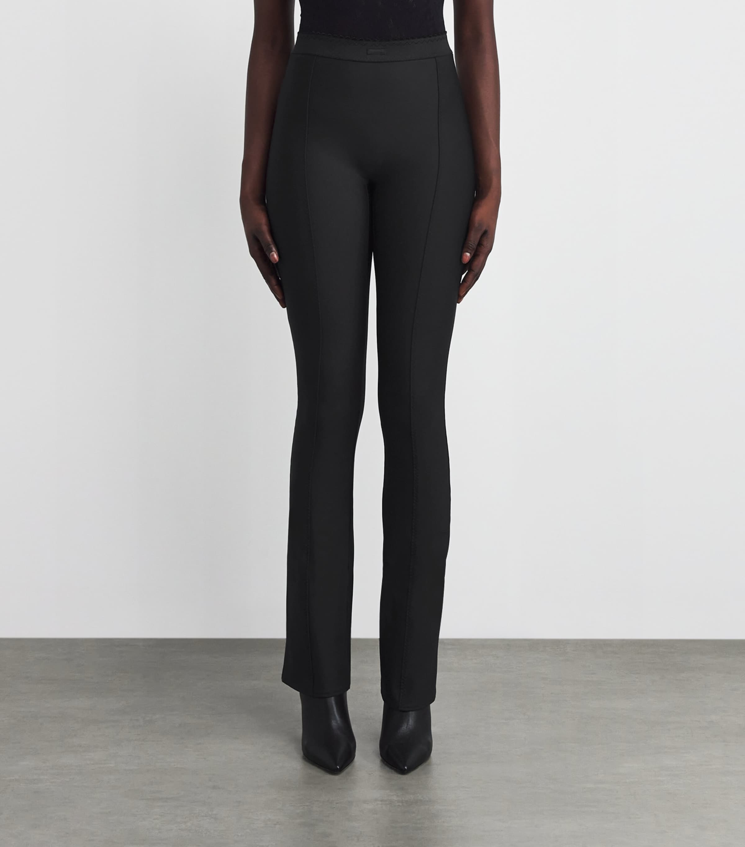 High-Waisted Flared Leggings ONYX Image 3