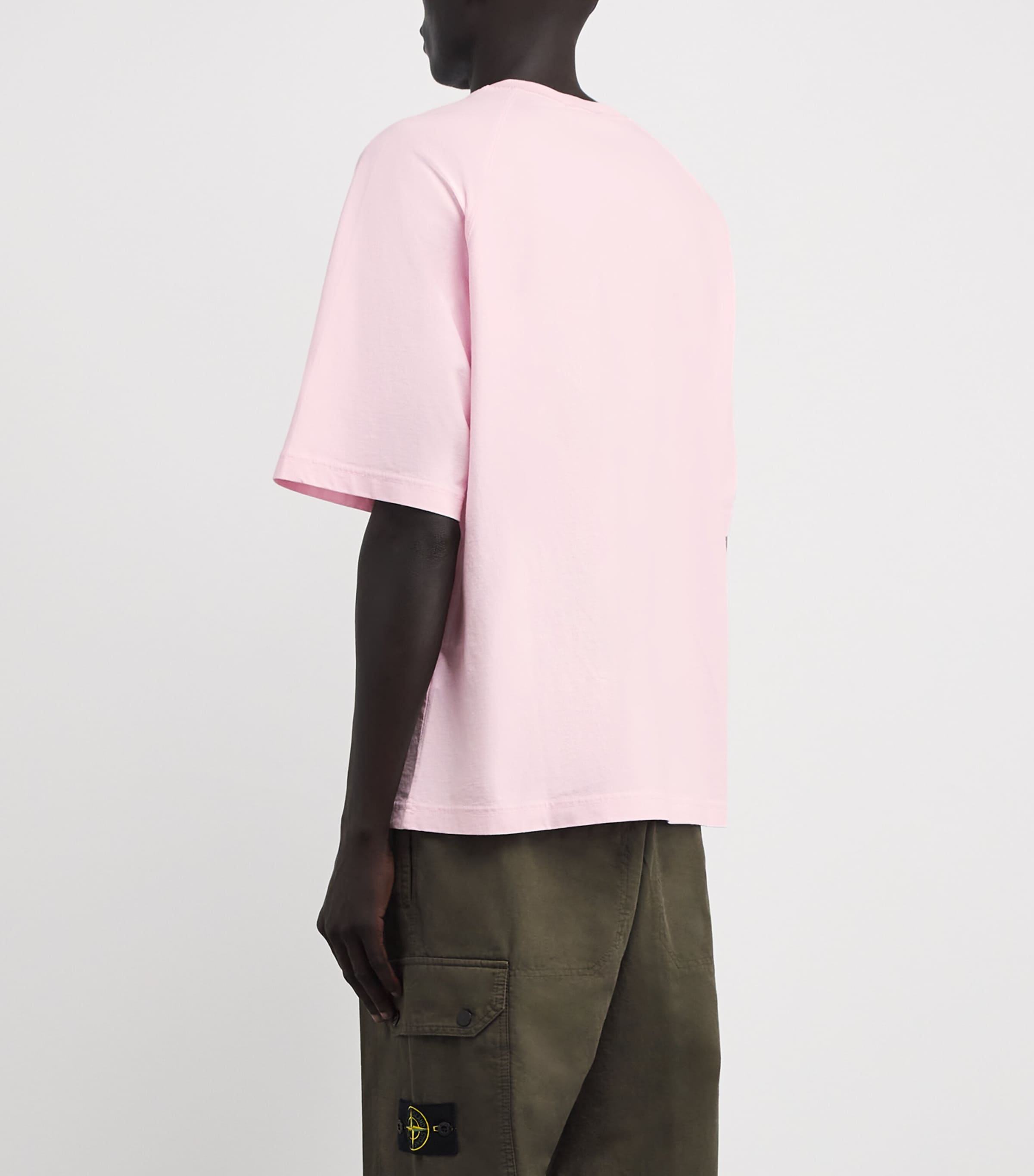 Organic Cotton Logo Embroidery T-Shirt V0080 Image 4