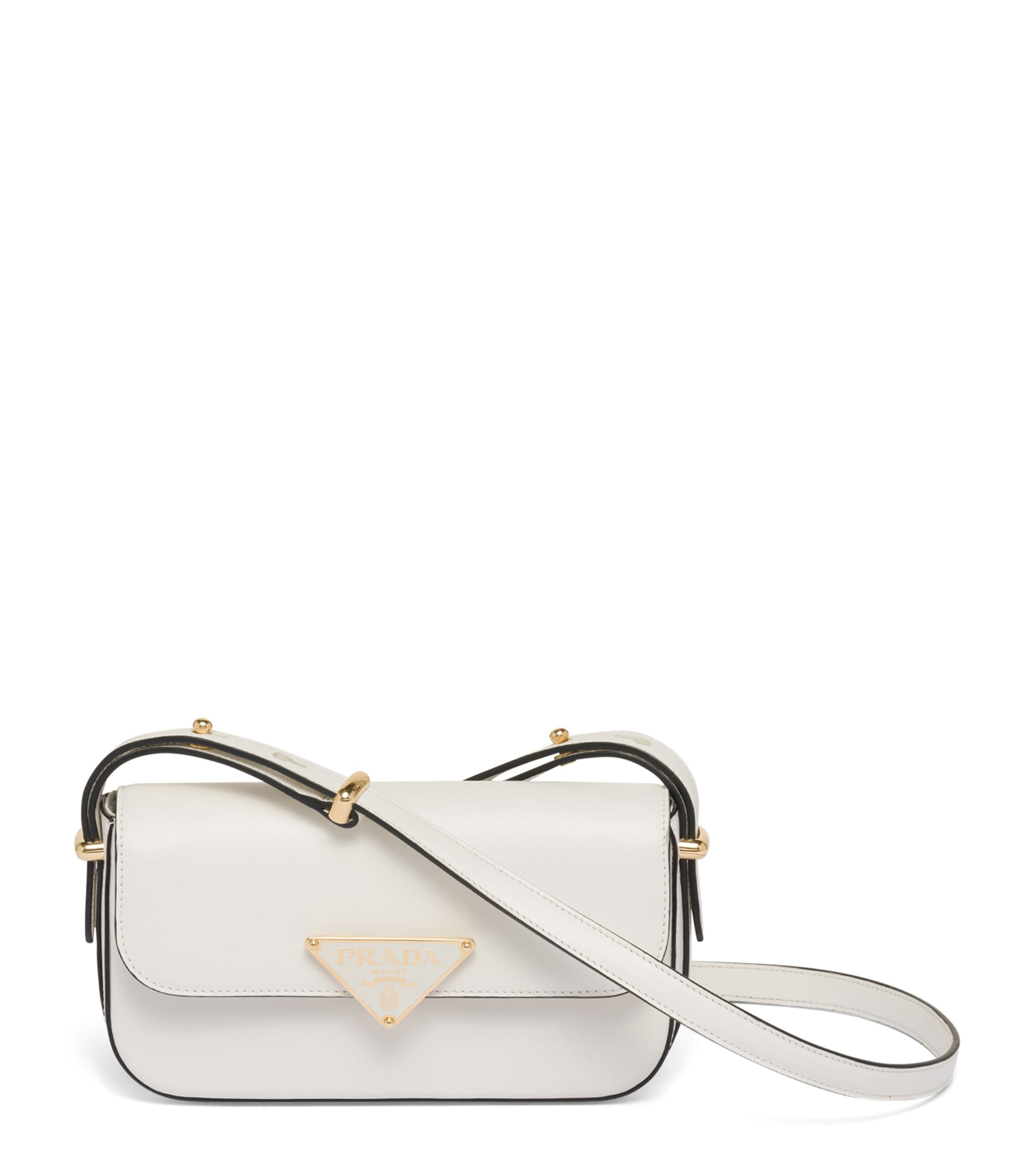 Prada Leather Emblème Shoulder Bag Image 1
