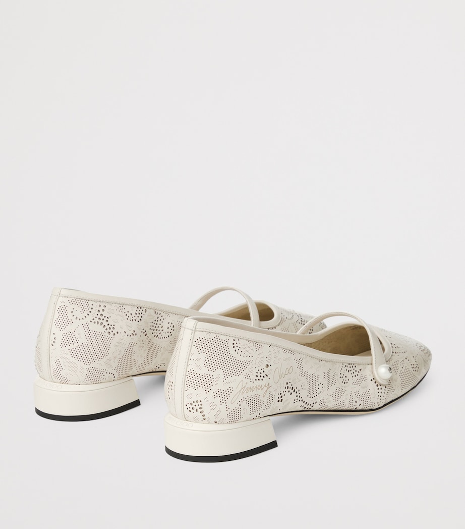 Jimmy Choo Elisa 25 Ballet Pumps Latte Image 5