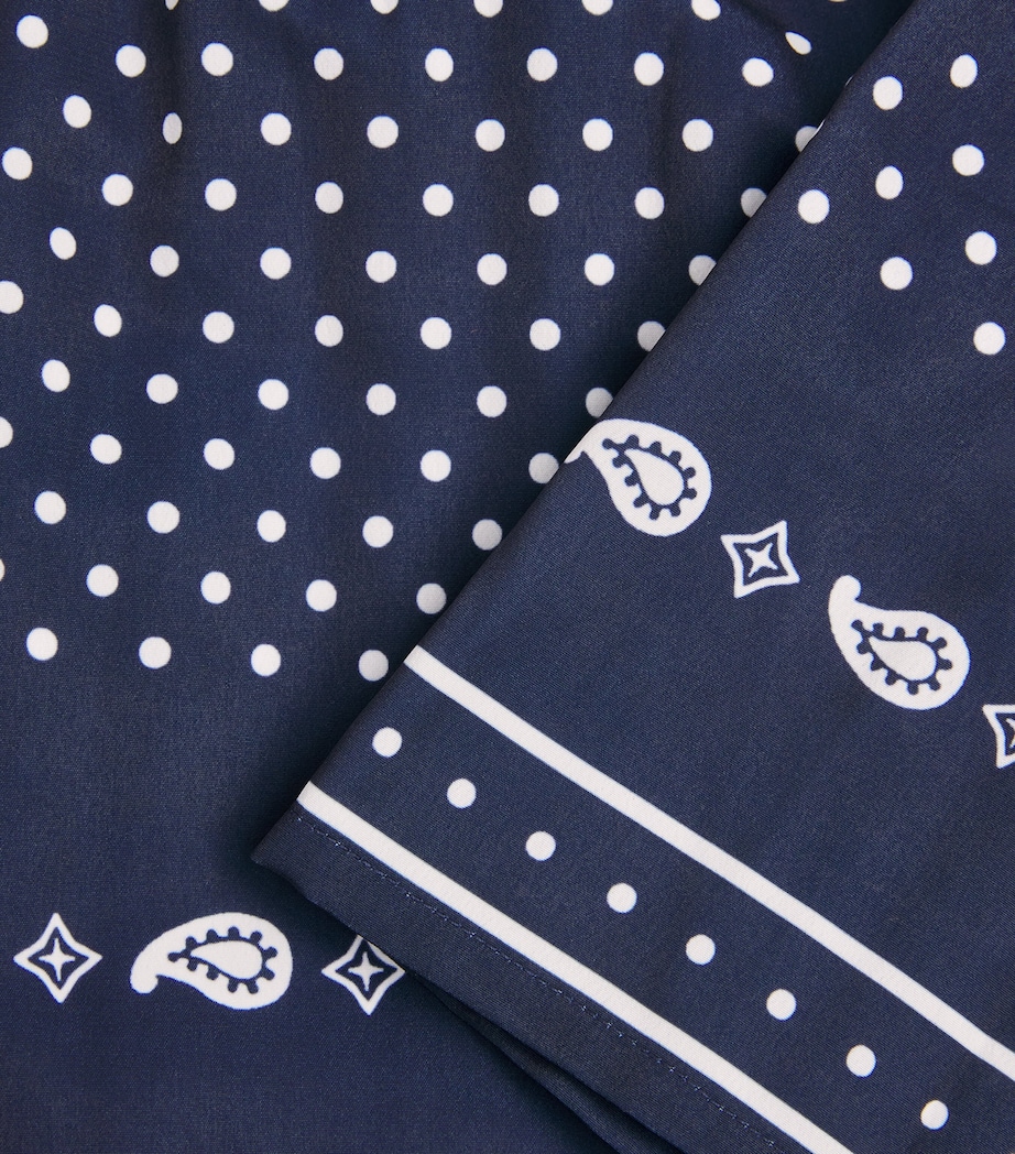 Polka Dot Print Mini Dress NAVY POLKA DOT Image 5