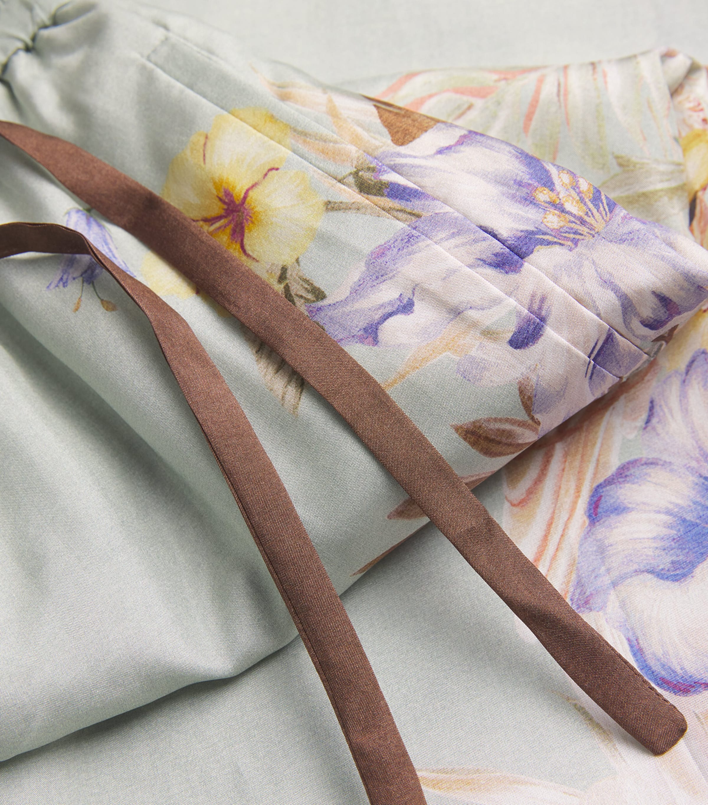 Zimmermann Silk Coco Relaxed Trousers | Harrods CA
