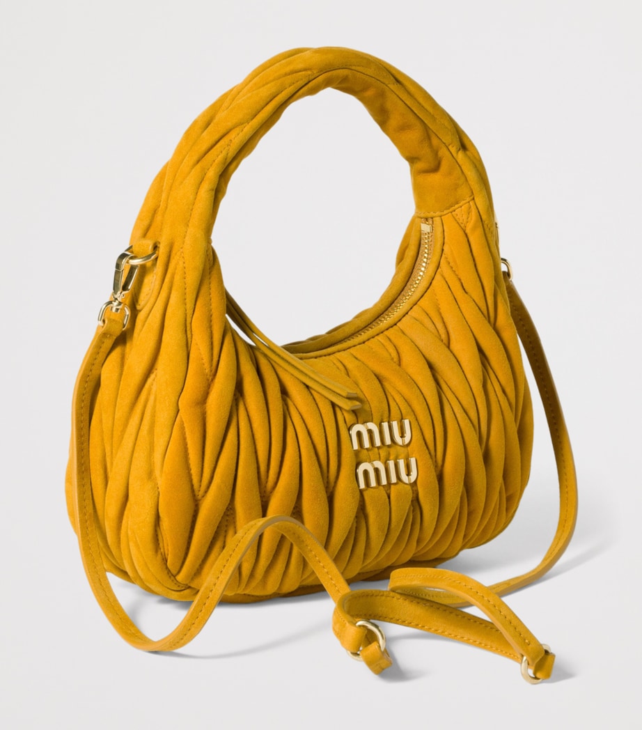 Small Matelassé Leather Wander Top-Handle Bag F0R55 Image 3