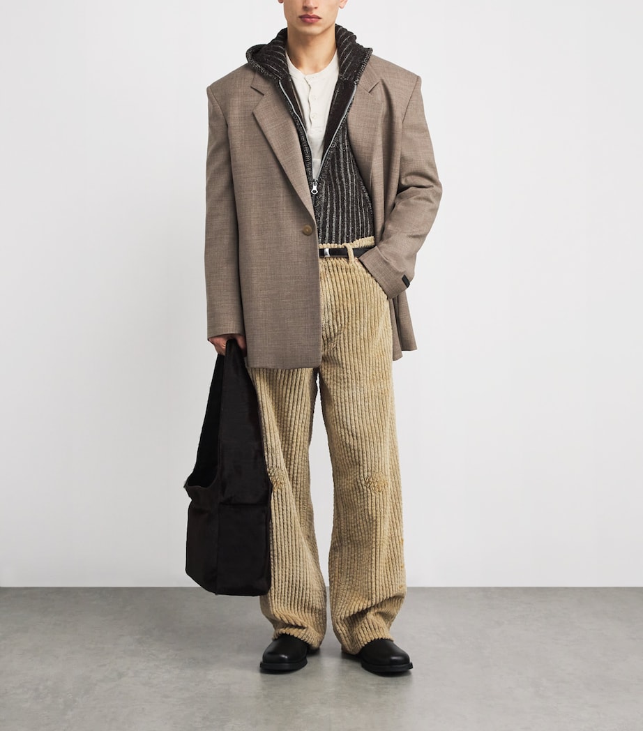 Corduroy Vast Cut Trousers TIRED TEDDY WASH Image 2