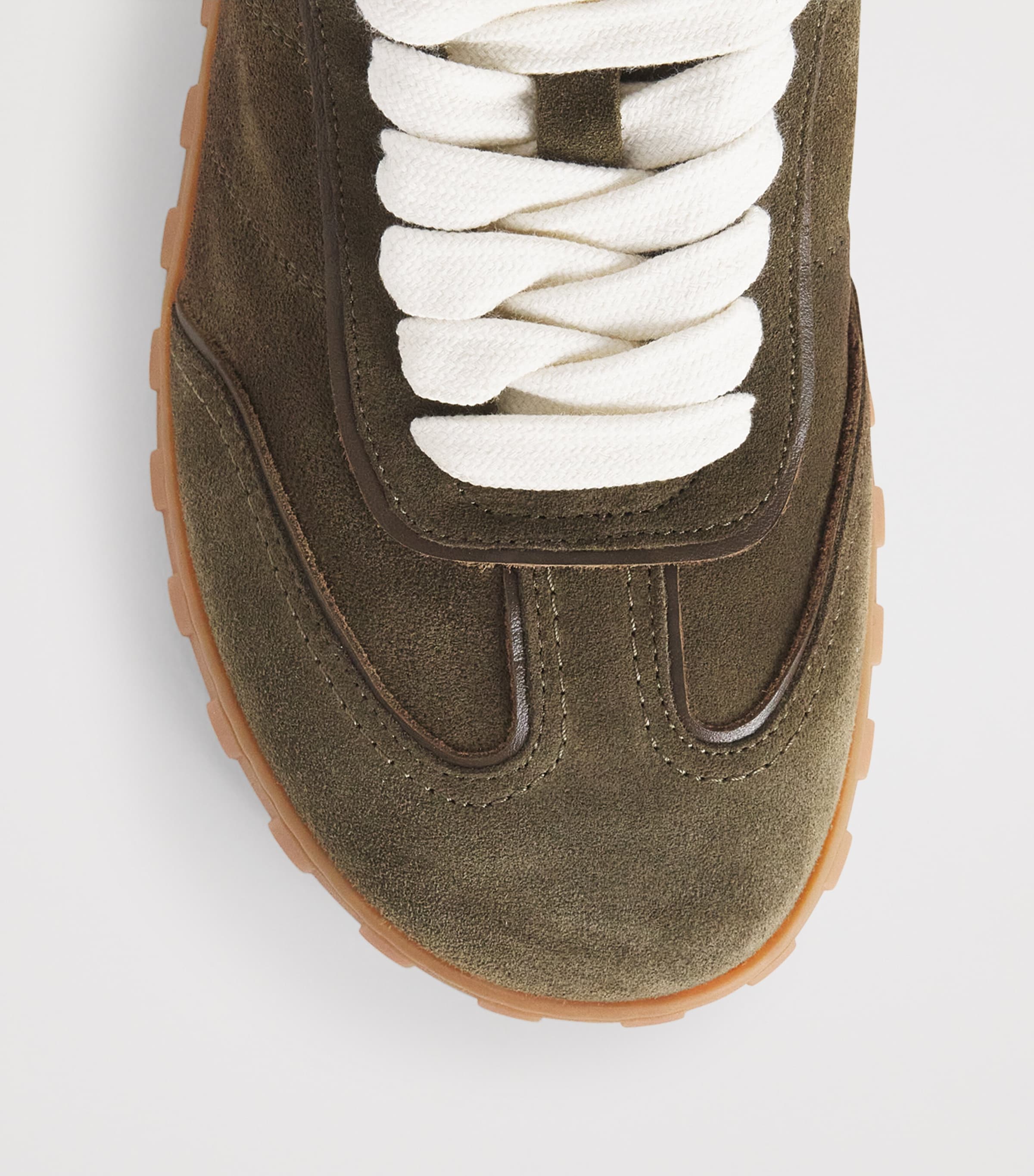 Suede Low-Top Sneakers BRONZE Image 5