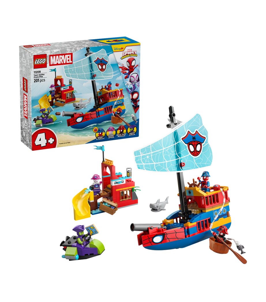 Lego LEGO Marvel Team Spidey Pirate Ship Toy 11208 Image 1