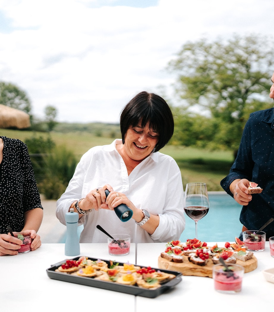 Tahiti Salt and Pepper Mill Set AIR NIGHT & AZURE Image 3