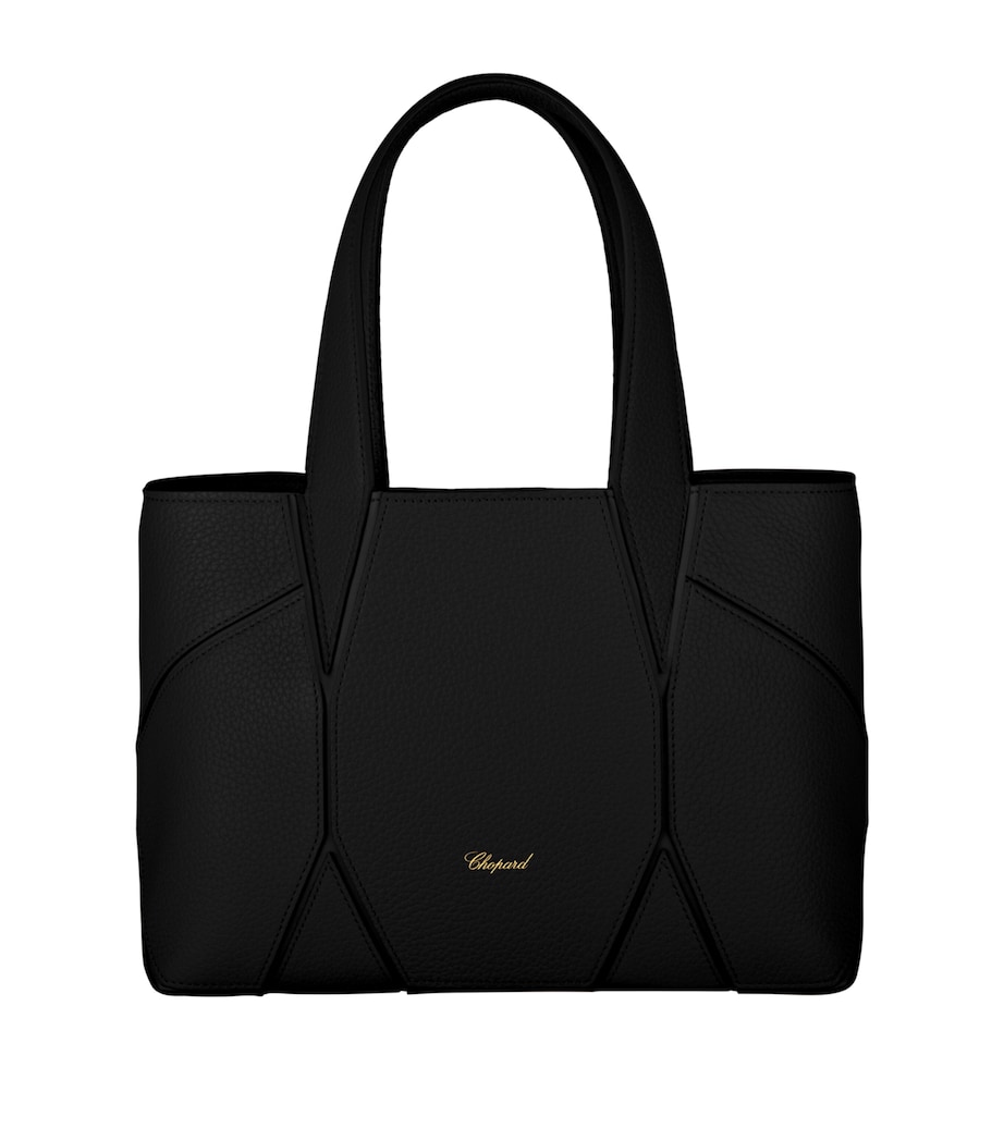Mini Leather Diamond Tote Bag BLACK Image 1
