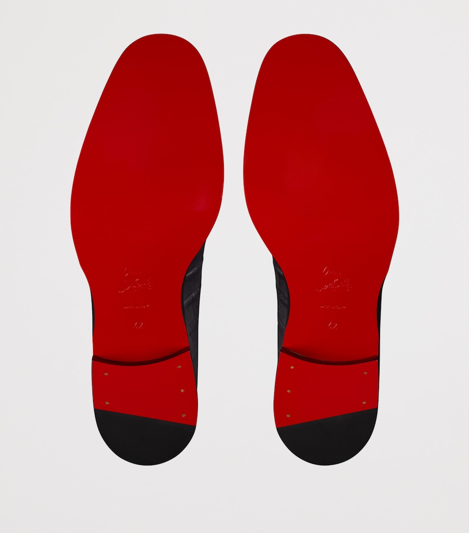 Christian Louboutin Chambelimonk Leather Monk Shoes Image 5