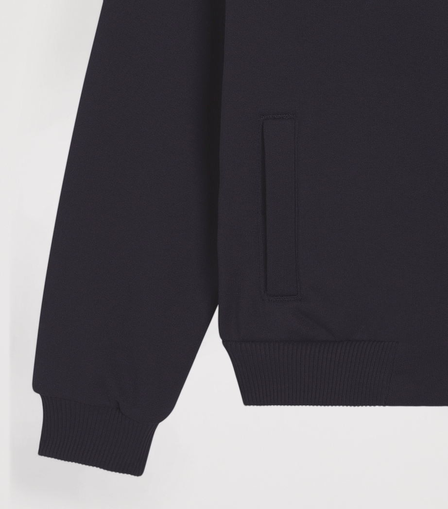 Cotton Logo Bomber Jacket (8-12+ Years) B0387 DARK BLUE 3 Image 3