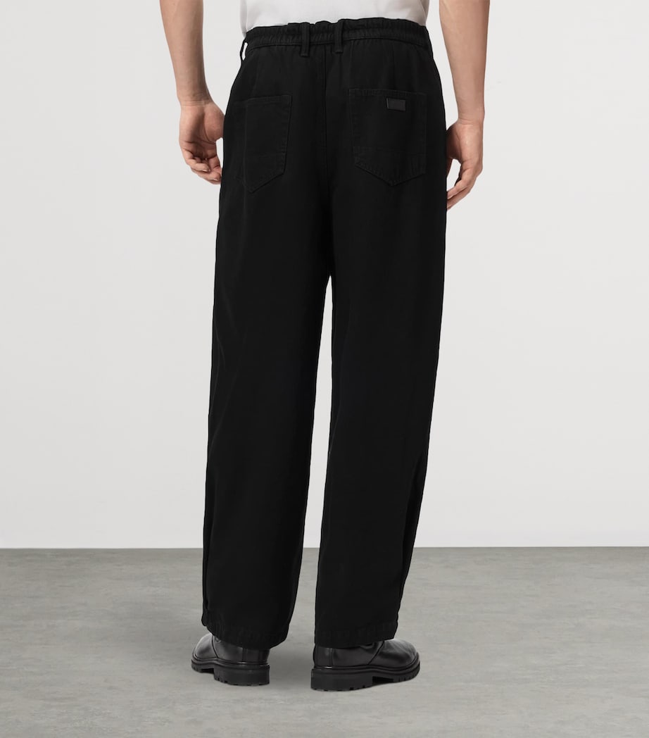 AllSaints Mens Becco Trousers Black Image 5