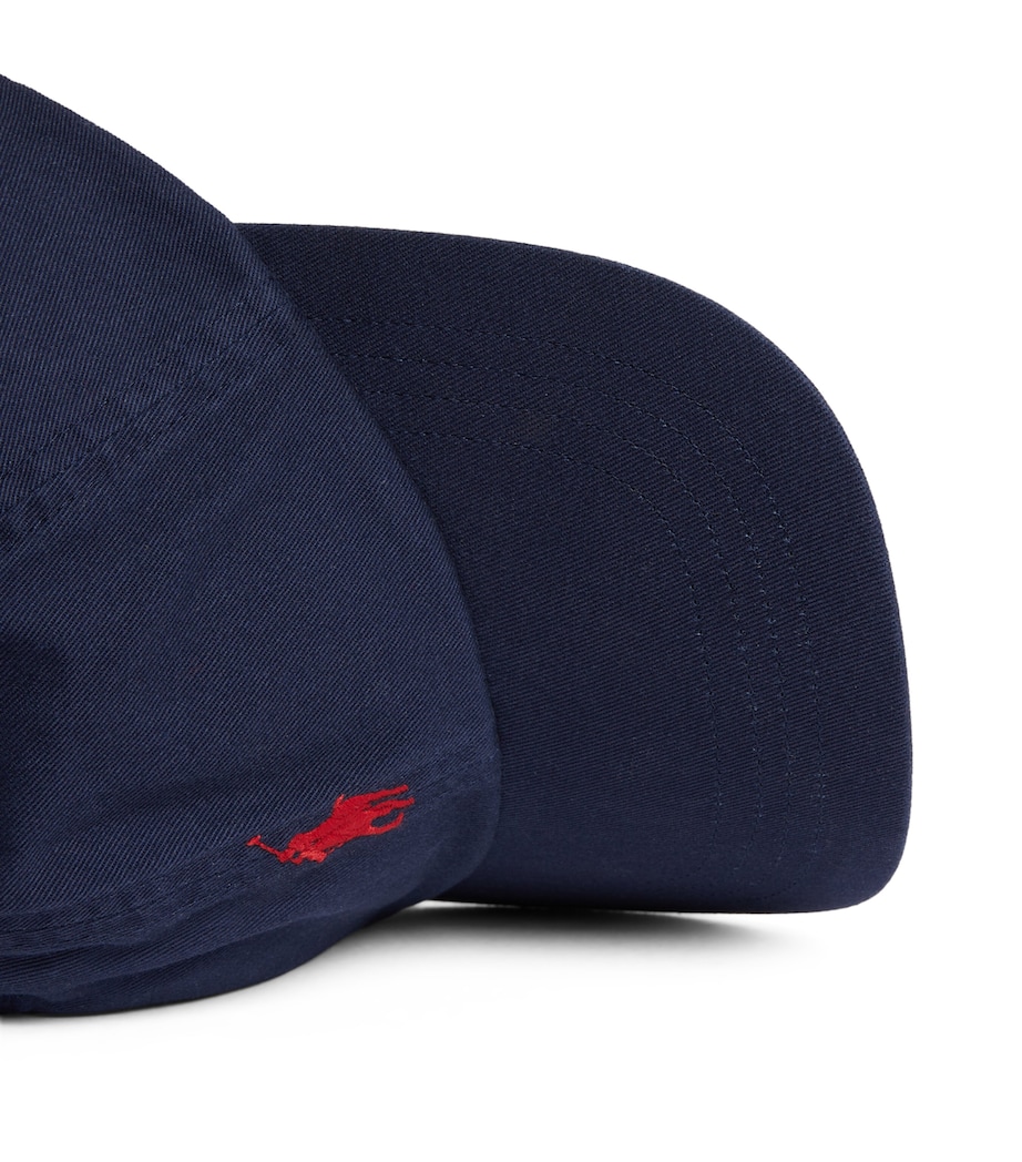 Cotton Polo Pony Baseball Cap MULTI Image 4