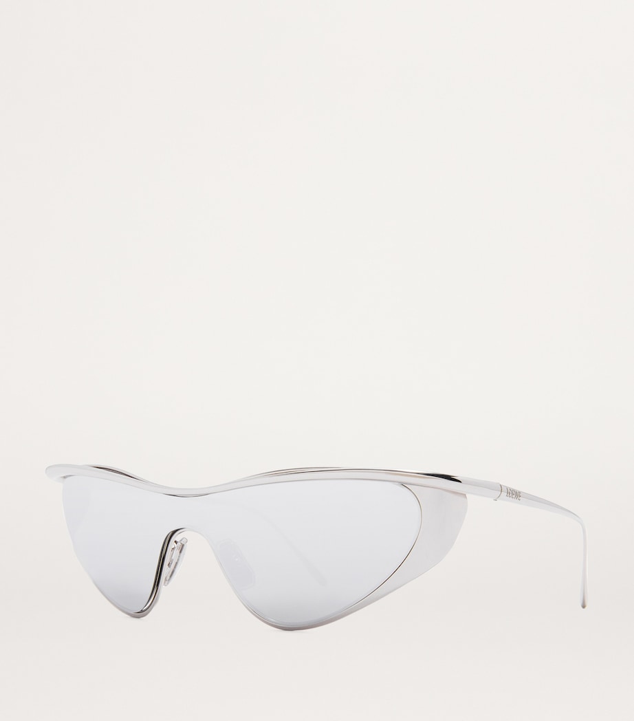 Flash Cat Eye Sunglasses SILVER/SILVER Image 2
