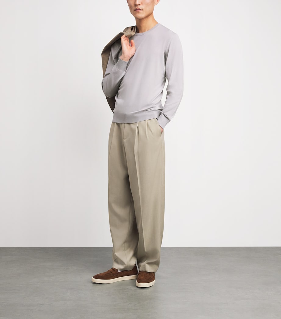 Kid Wool Sweater 11312 FOG Image 2