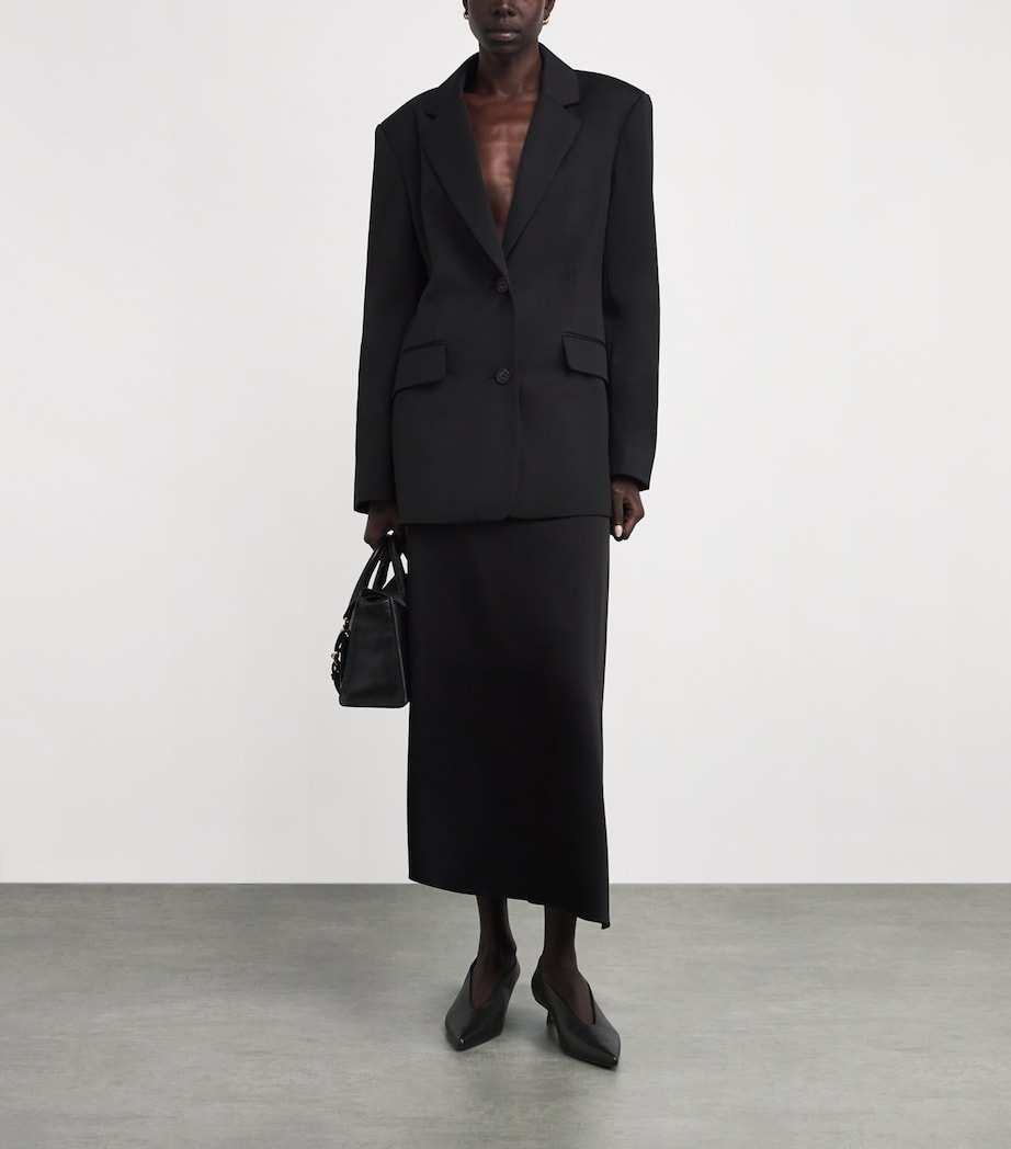 aeyde Womens Leather Clara Pumps 35 Black Image 5