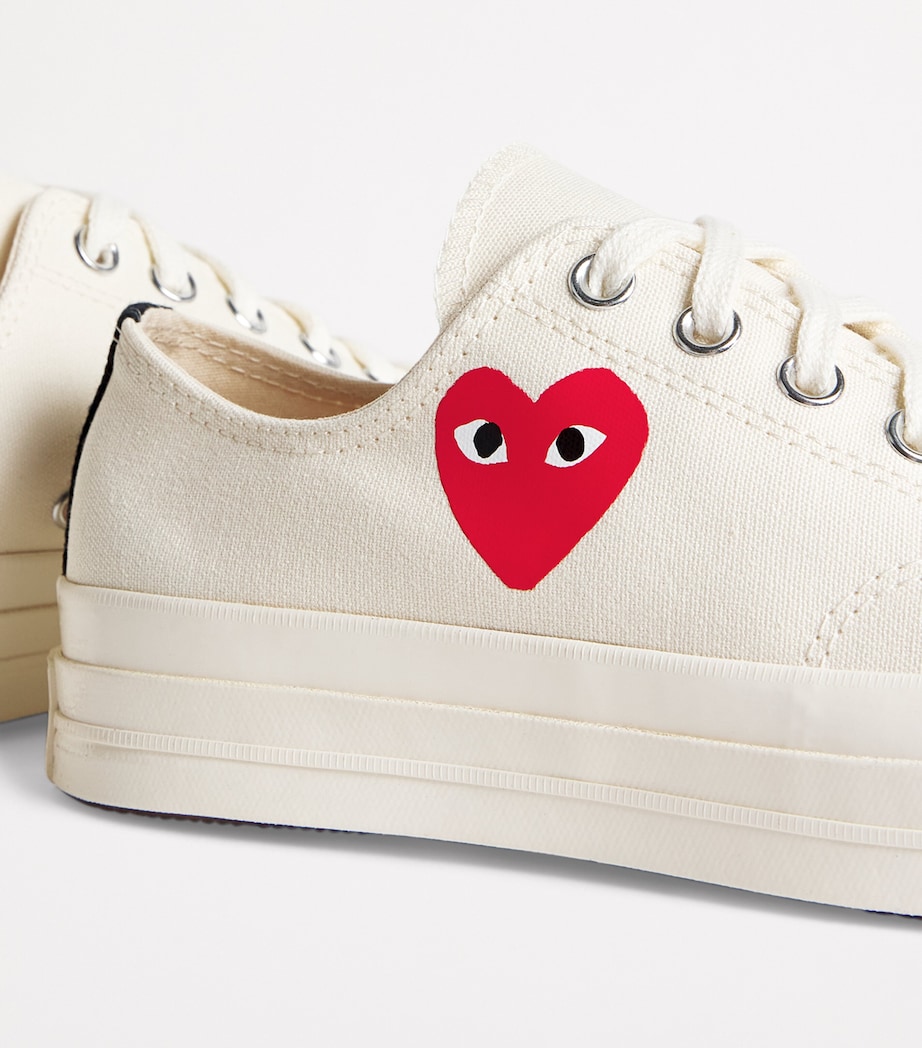 x Converse Heart Chuck Taylor All Star '70 Low-Top Sneakers WHITE Image 7
