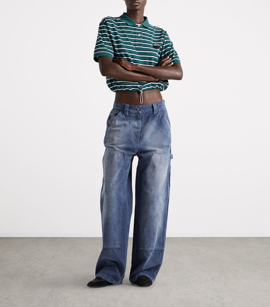 Cotton Canvas Carpenter Trousers F0124 Image 2