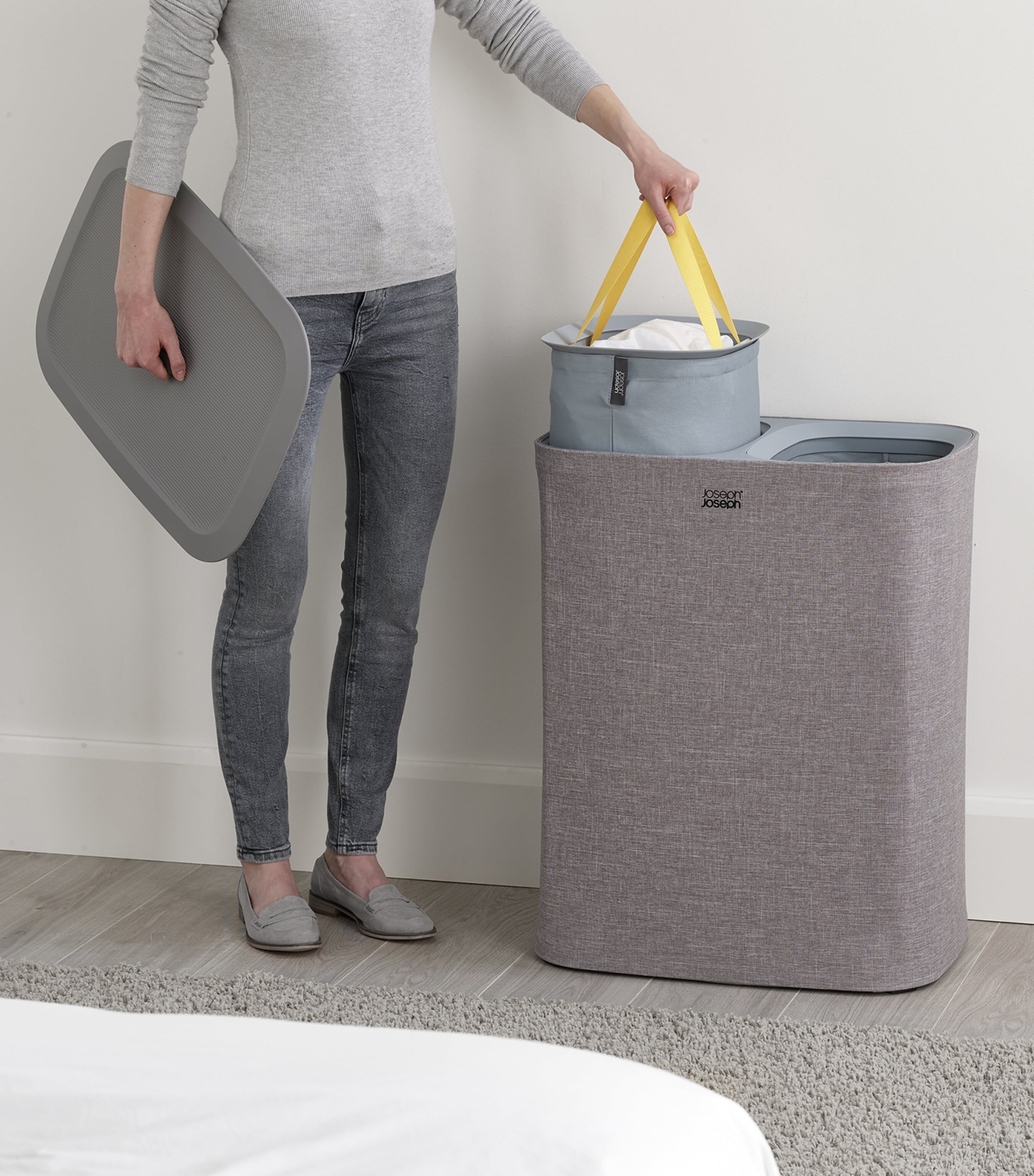 Tota Laundry Separation Basket (90L) GREY Image 3