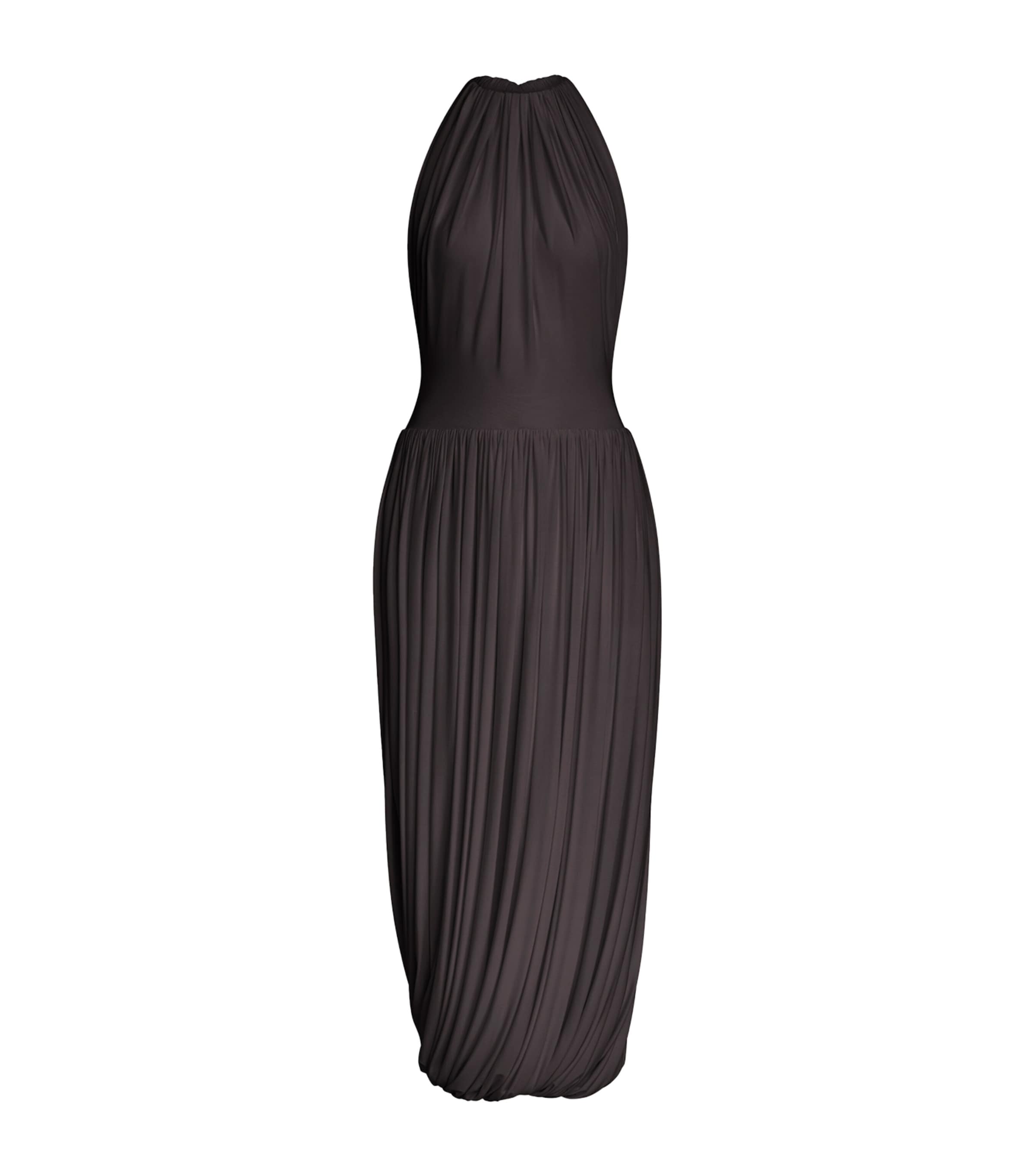 Alaïa Womens Twisted Dress Ebene Image 1