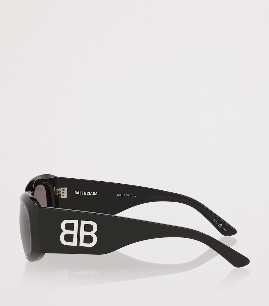 Balenciaga Acetate BB0395S Rectangular Sunglasses Image 3