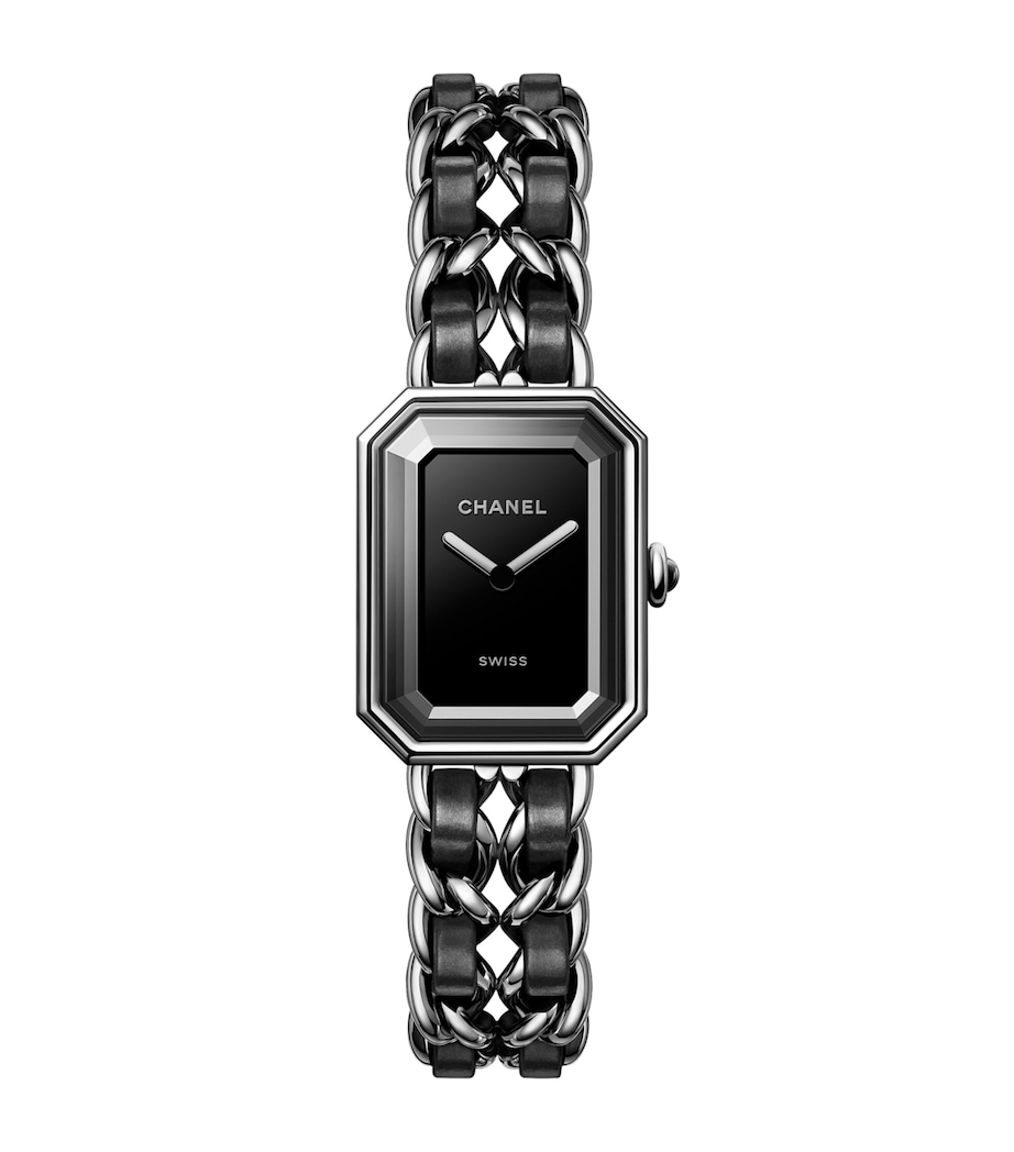 Steel PREMIÈRE ICONIC Chain Watch 20mm BLACK Image 1
