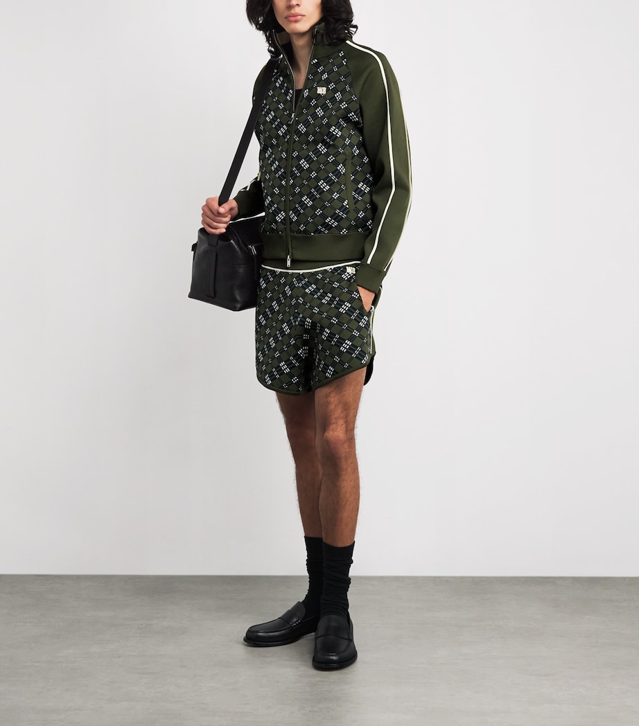 Power Check Track Jacket KHAKI / NAVY Image 2