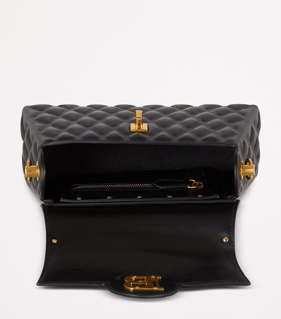 Leather B-Buzz Dynasty Shoulder Bag 0PA NOIR Image 4