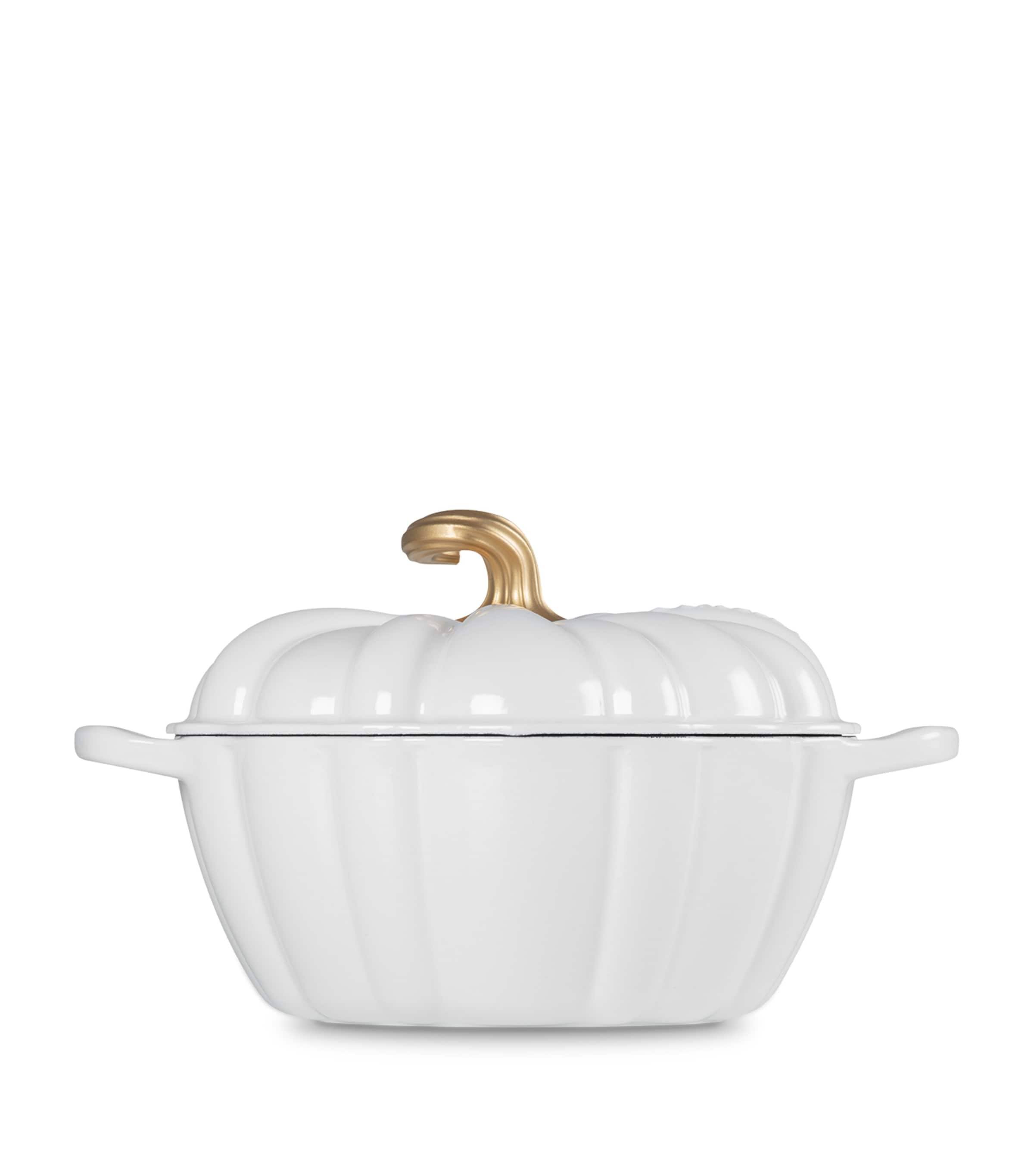 Cast Iron Pumpkin Casserole Dish (24cm) VOLCANIC Image 5